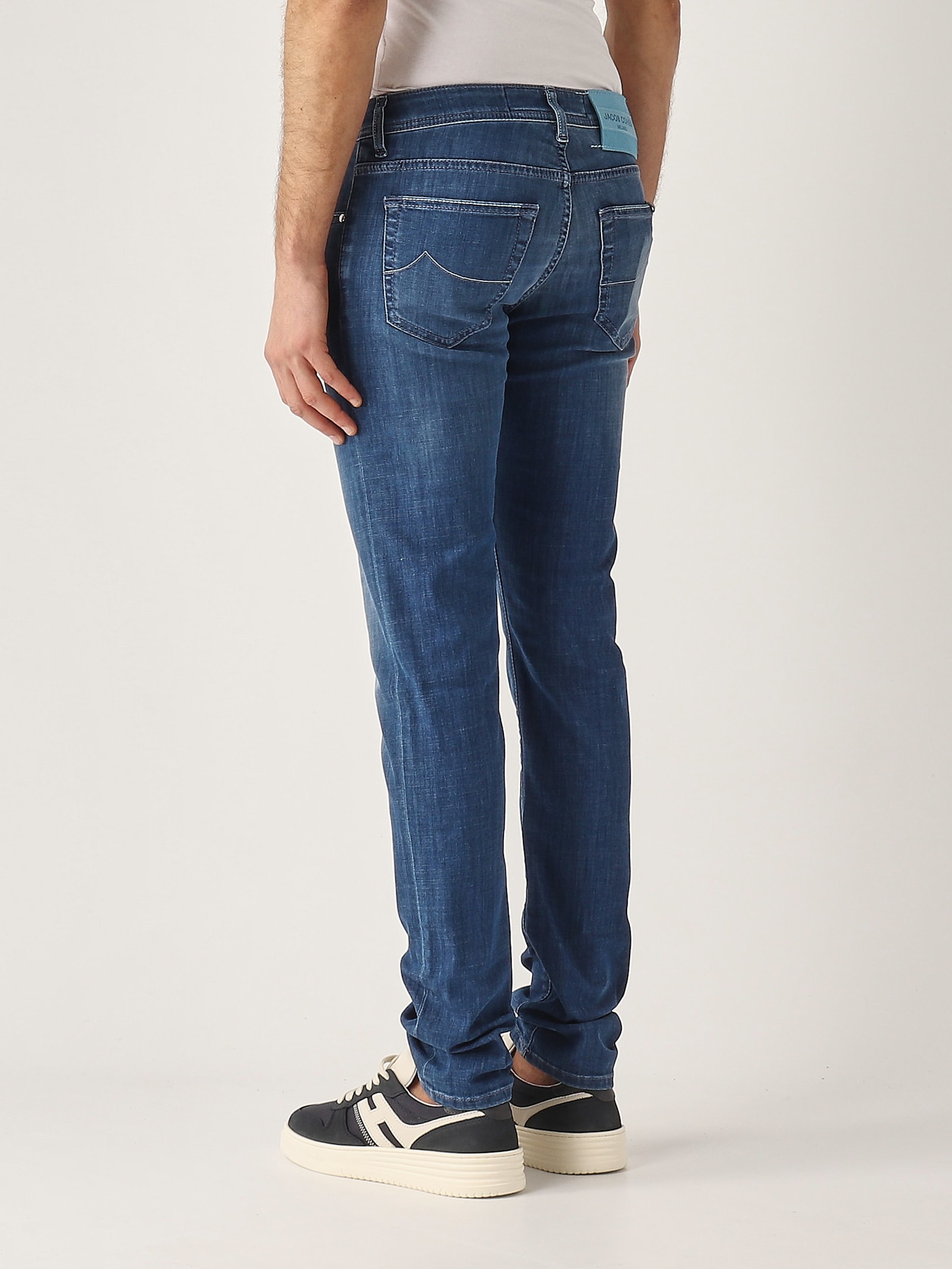 Jacob Cohen Lenny 5 Tasche Slim Fit Denim Stretch oz 8 Jeans In Blue
