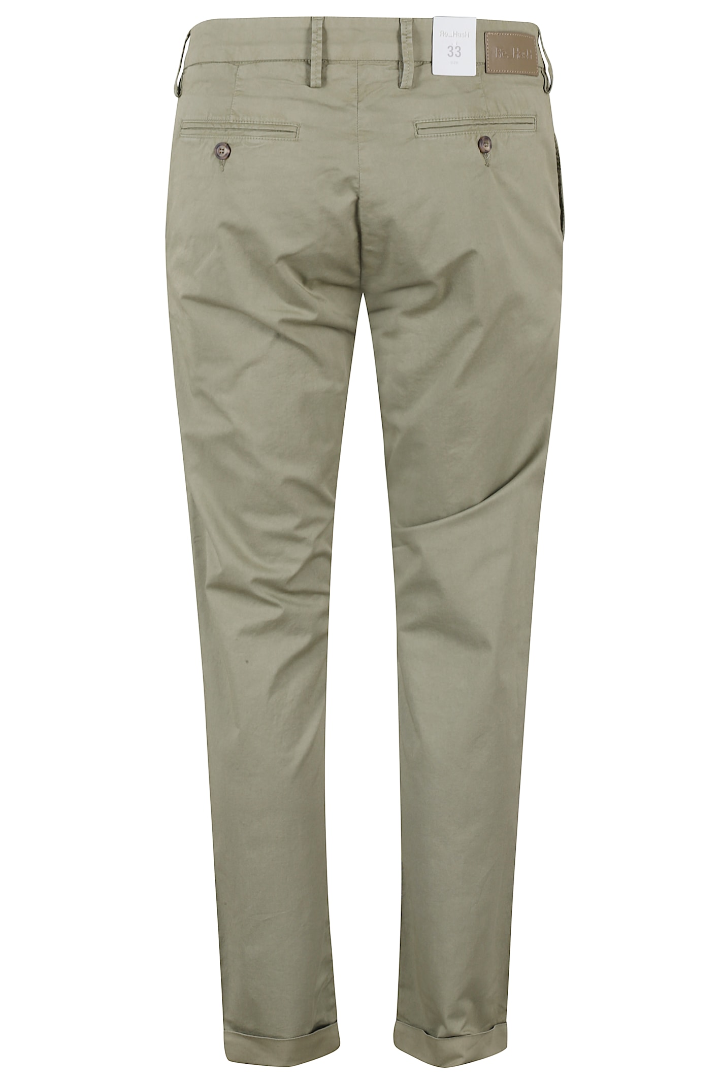 Re-hash Mucha Chinos Con Risvolto In Green