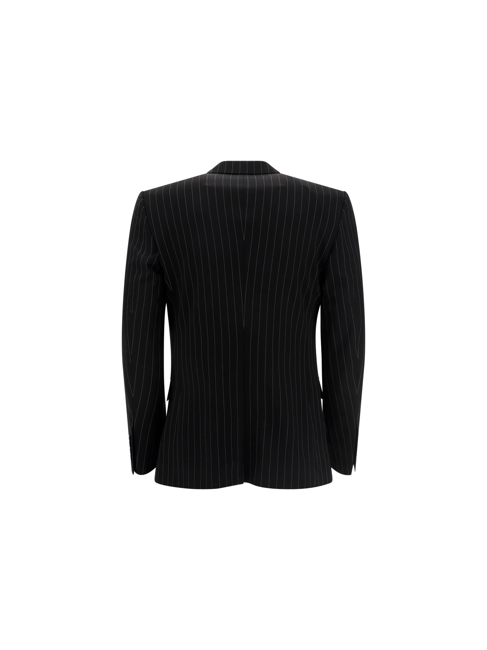 Dolce & Gabbana Tailored Button-front Blazer In Rigato