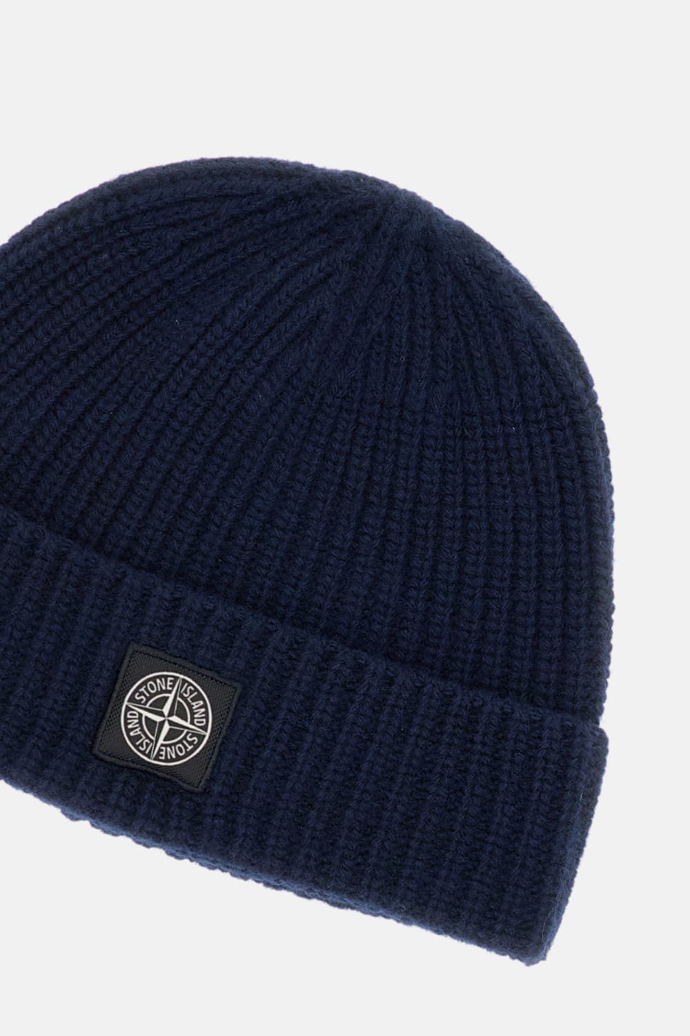 Stone Island Compass Logo Patch Cap In Blue