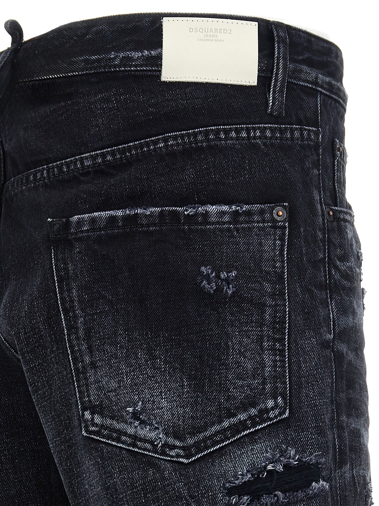 Shop Dsquared2 Cool Guy Jeans In Black