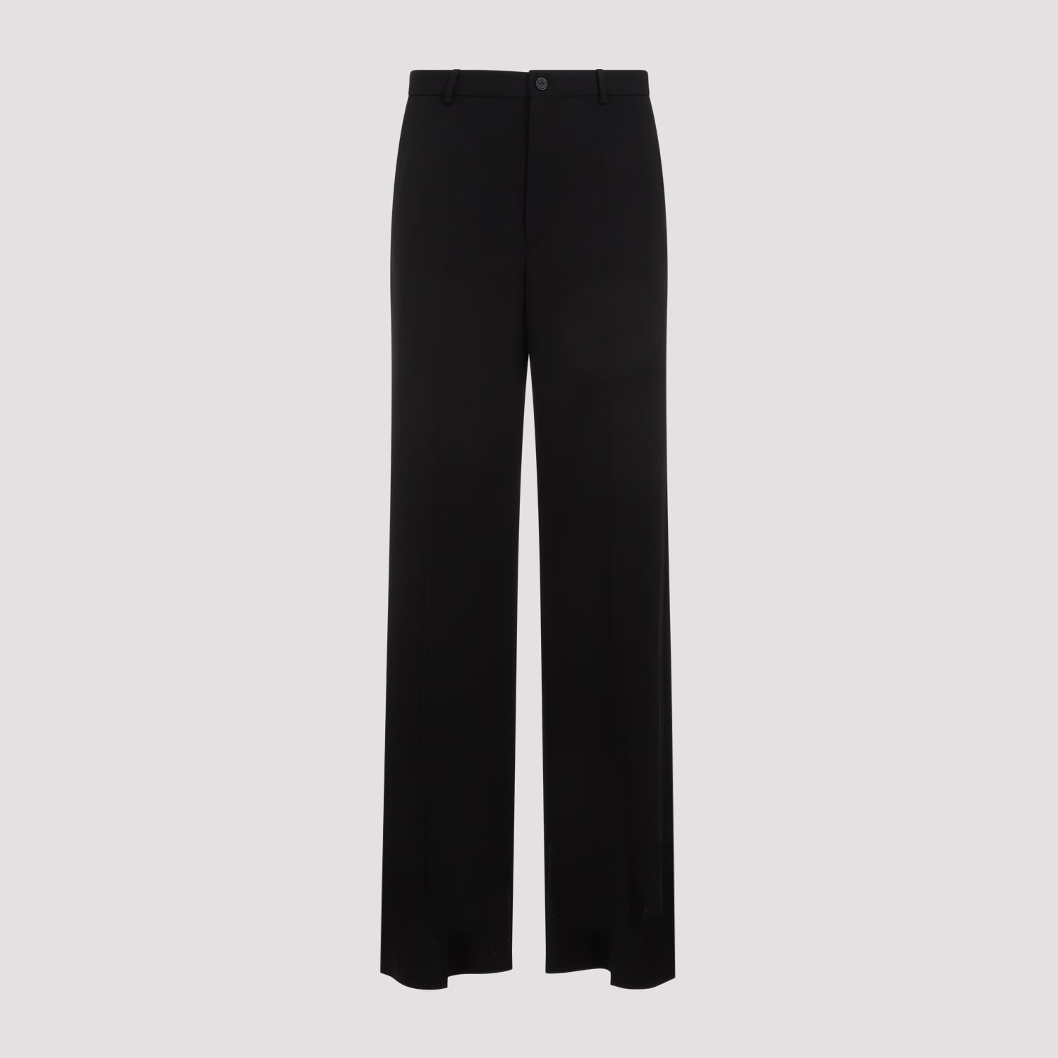 Shop Balenciaga Regular Fit Pants In Black