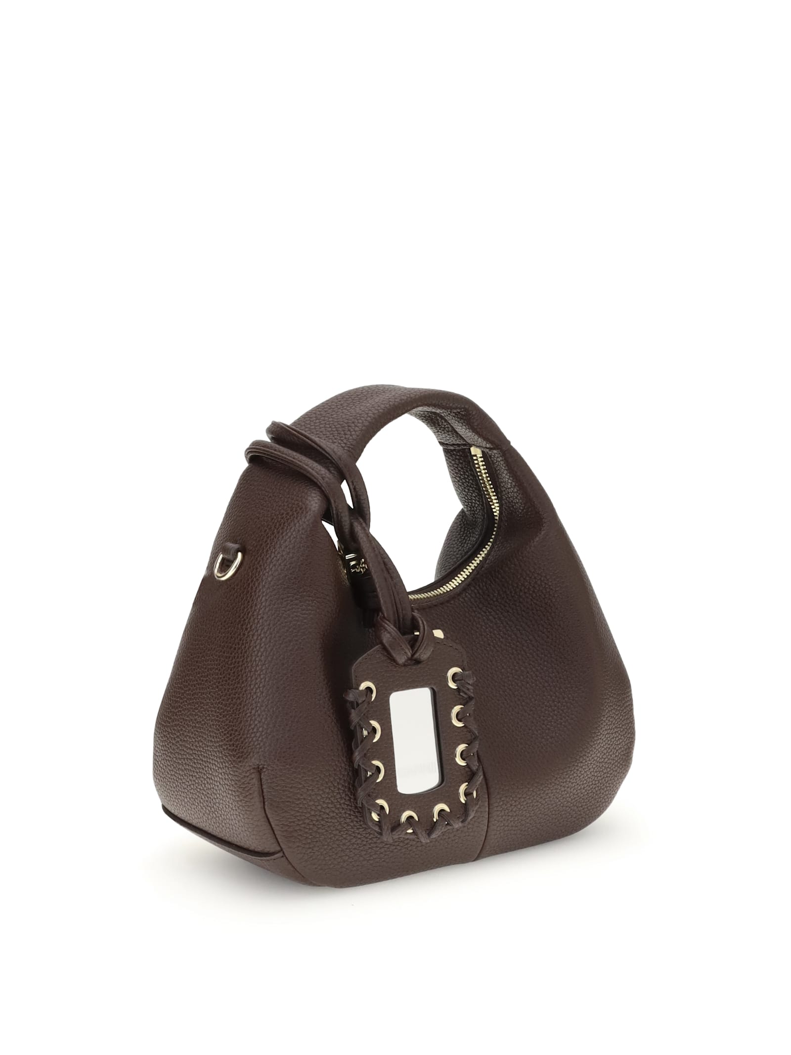 Ganni Women Hobo Mini Grained