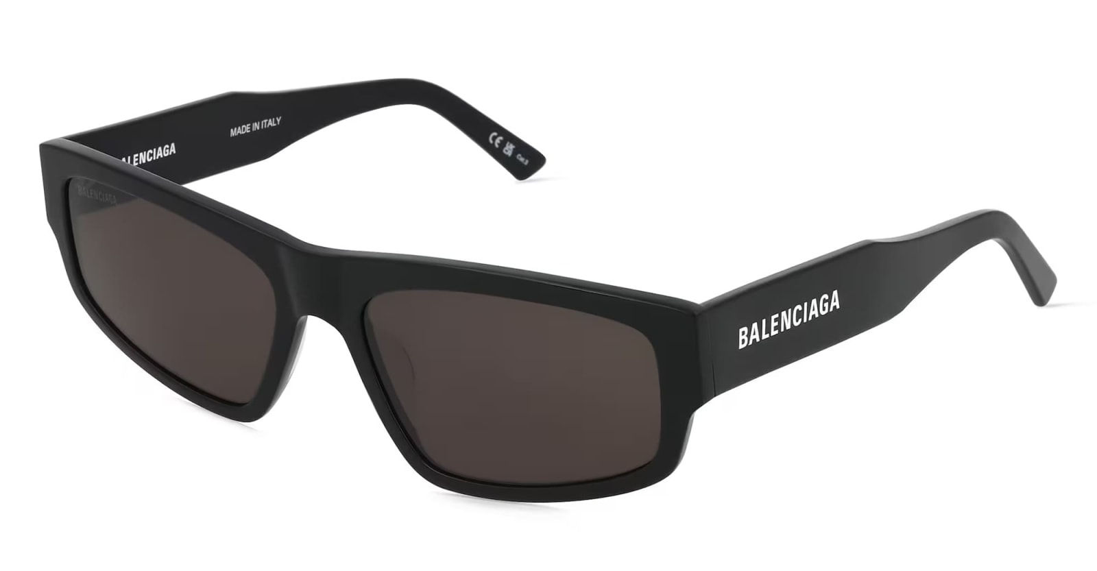 Shop Balenciaga Bb0305s-001 - Black Sunglasses
