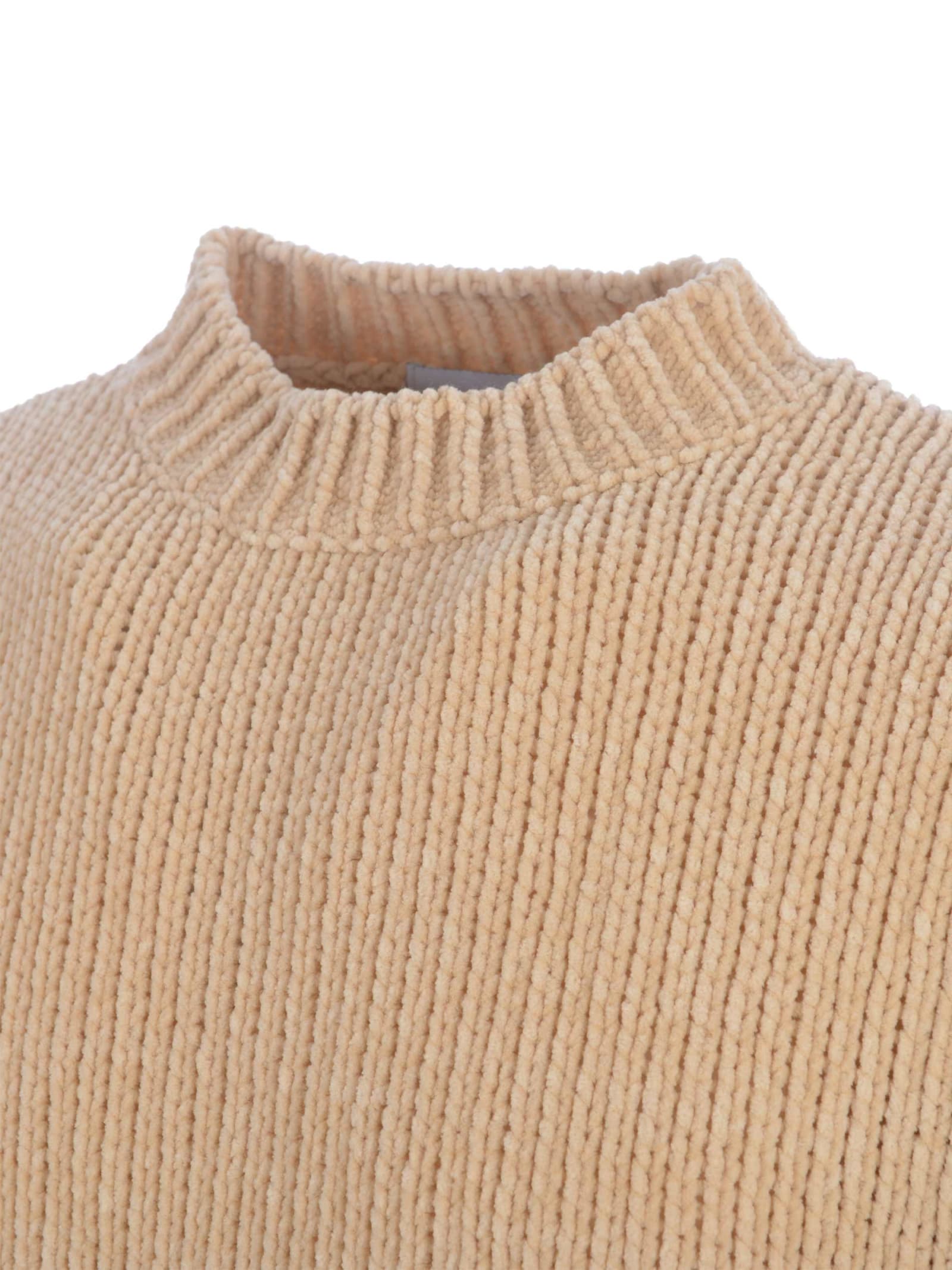 Shop Bonsai Sweater  In Cotton In Beige
