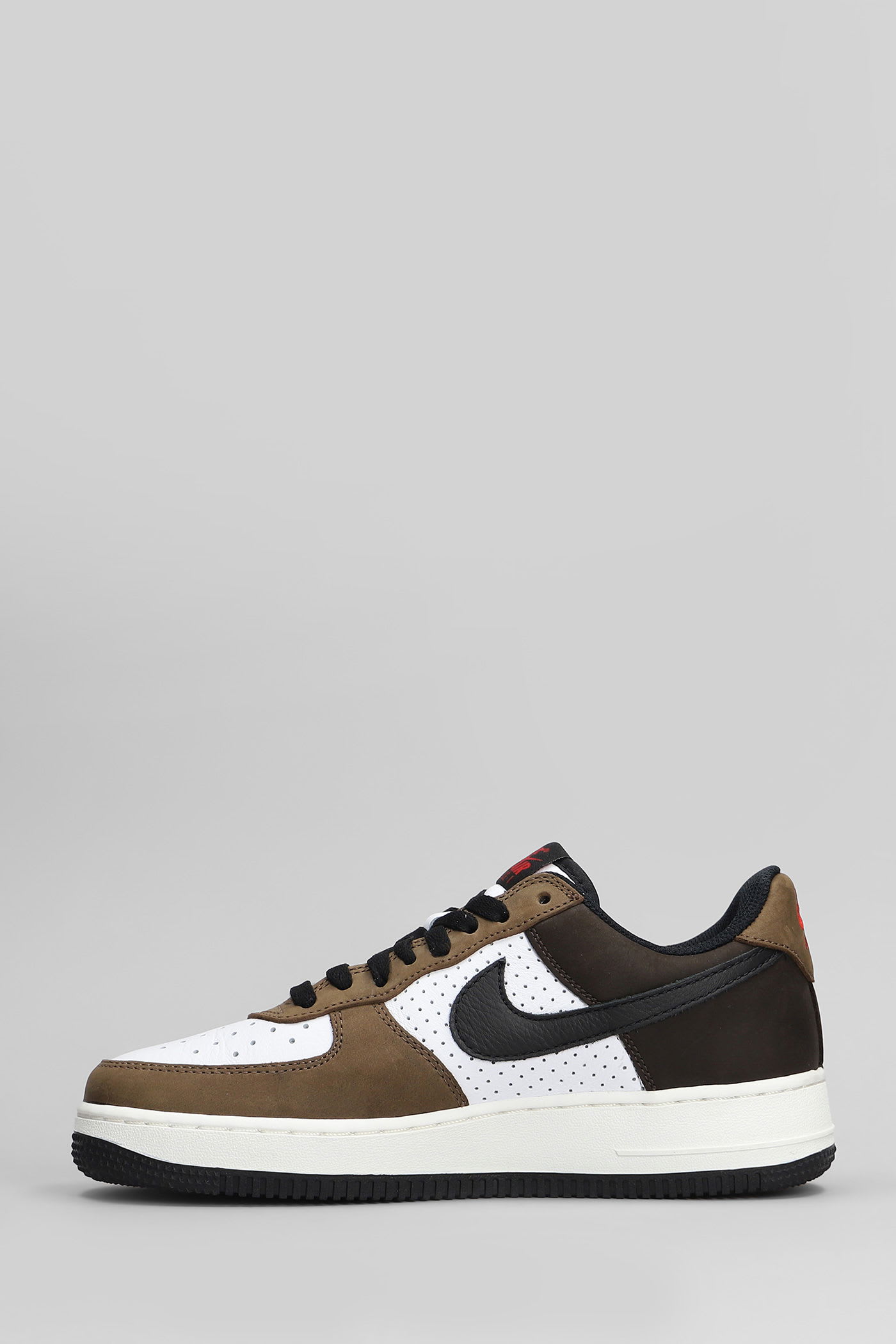 Nike Air Force 1 Low Retr Sneakers In White Suede And Leather In Multi