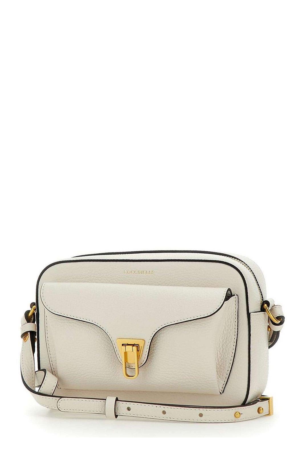Coccinelle Beat Soft Small Crossbody Bag In White