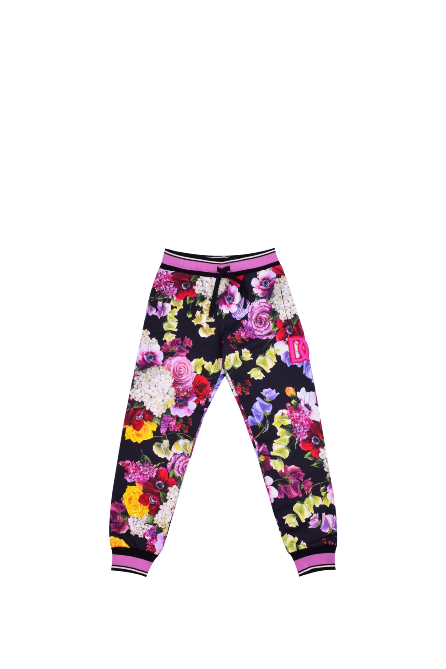 Dolce & Gabbana Jogging Pants With Flower Print