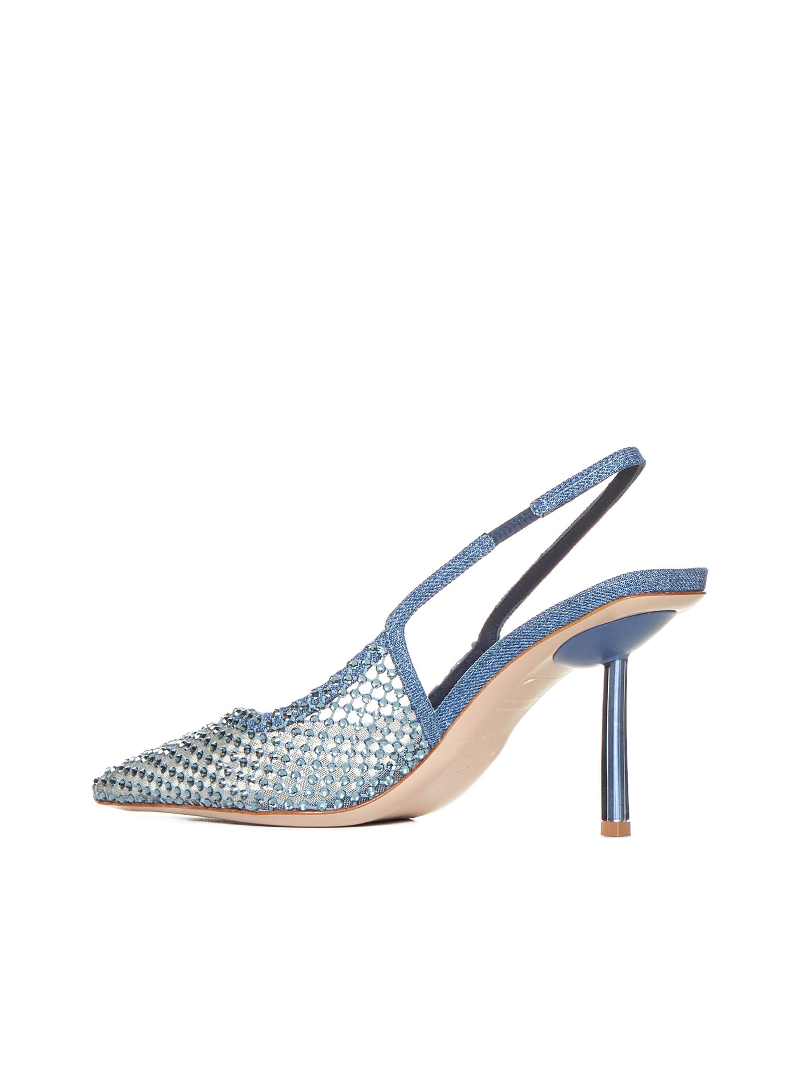 Shop Le Silla High-heeled Shoe In Blue