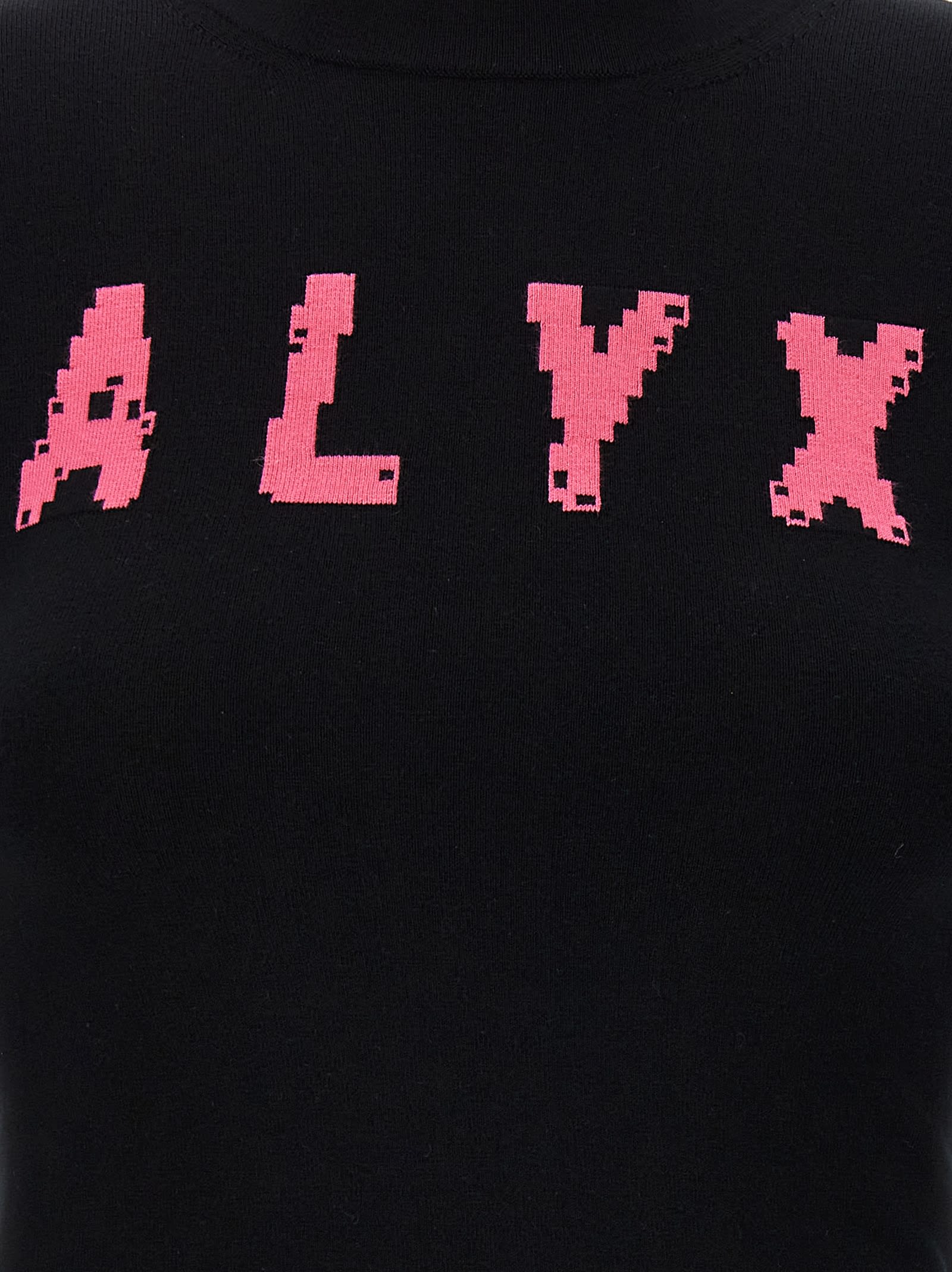 Alyx Black Logo Sweater In Black