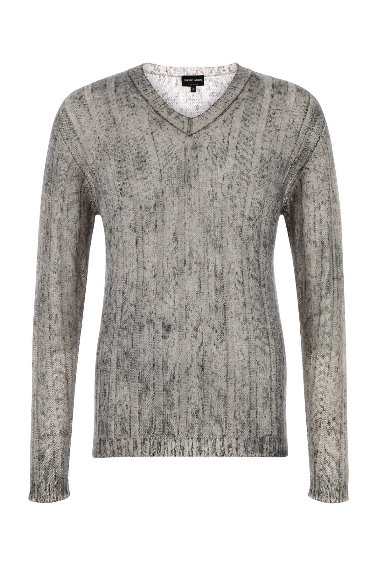 Melange Grey Mohair Blend Sweater