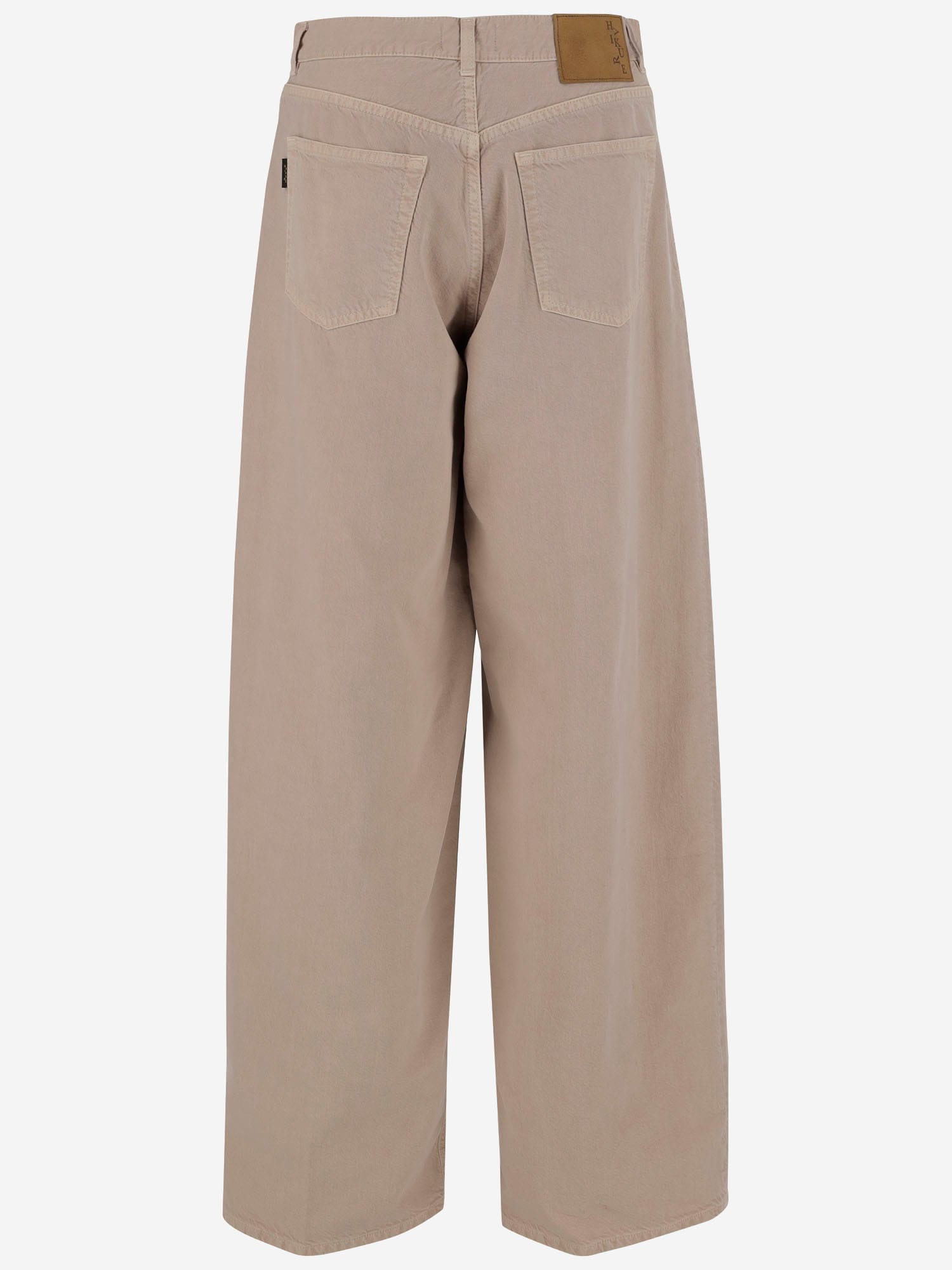Haikure Cotton And Linen Jeans In Beige