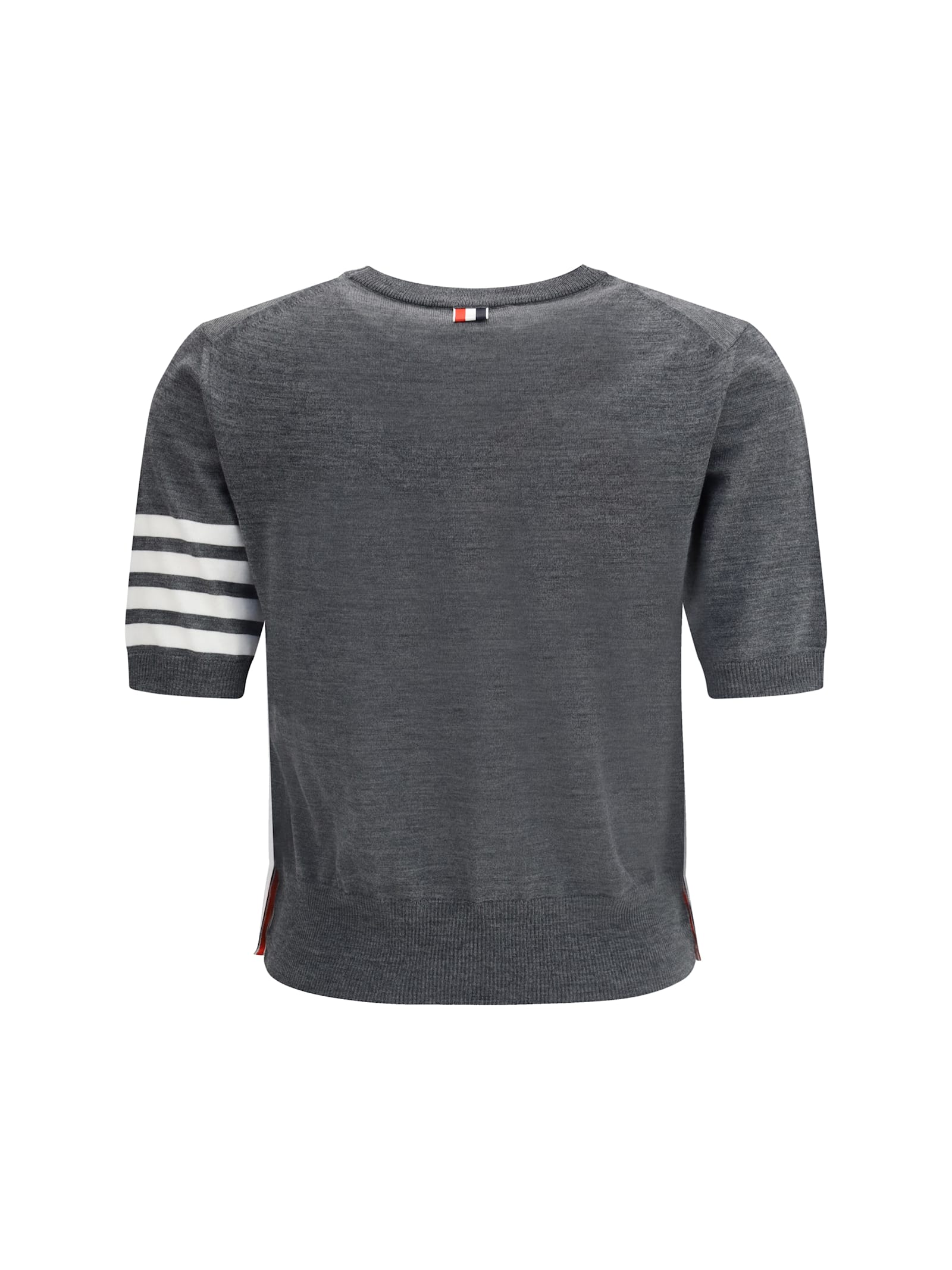Thom Browne Knit T-shirt In Gray