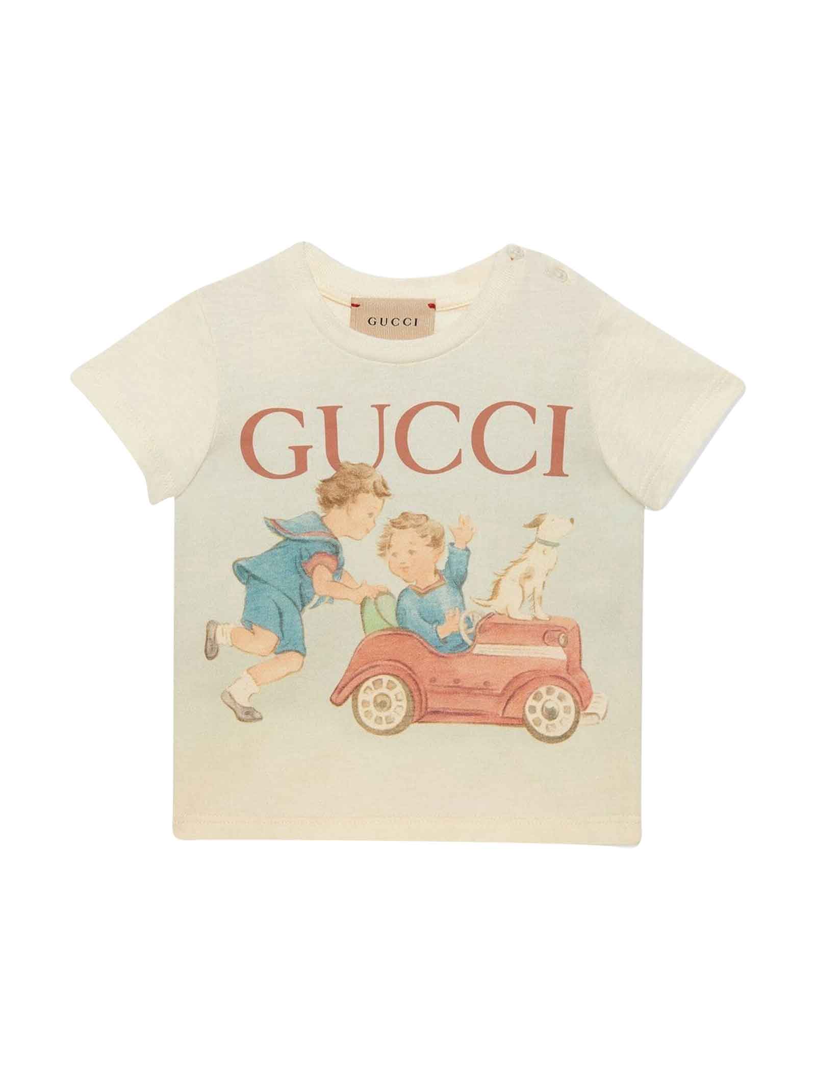 Gucci Beige T-shirt Baby Boy