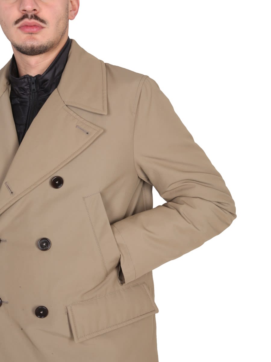 Fay Peacot Double Front Trenches And Coats In Beige