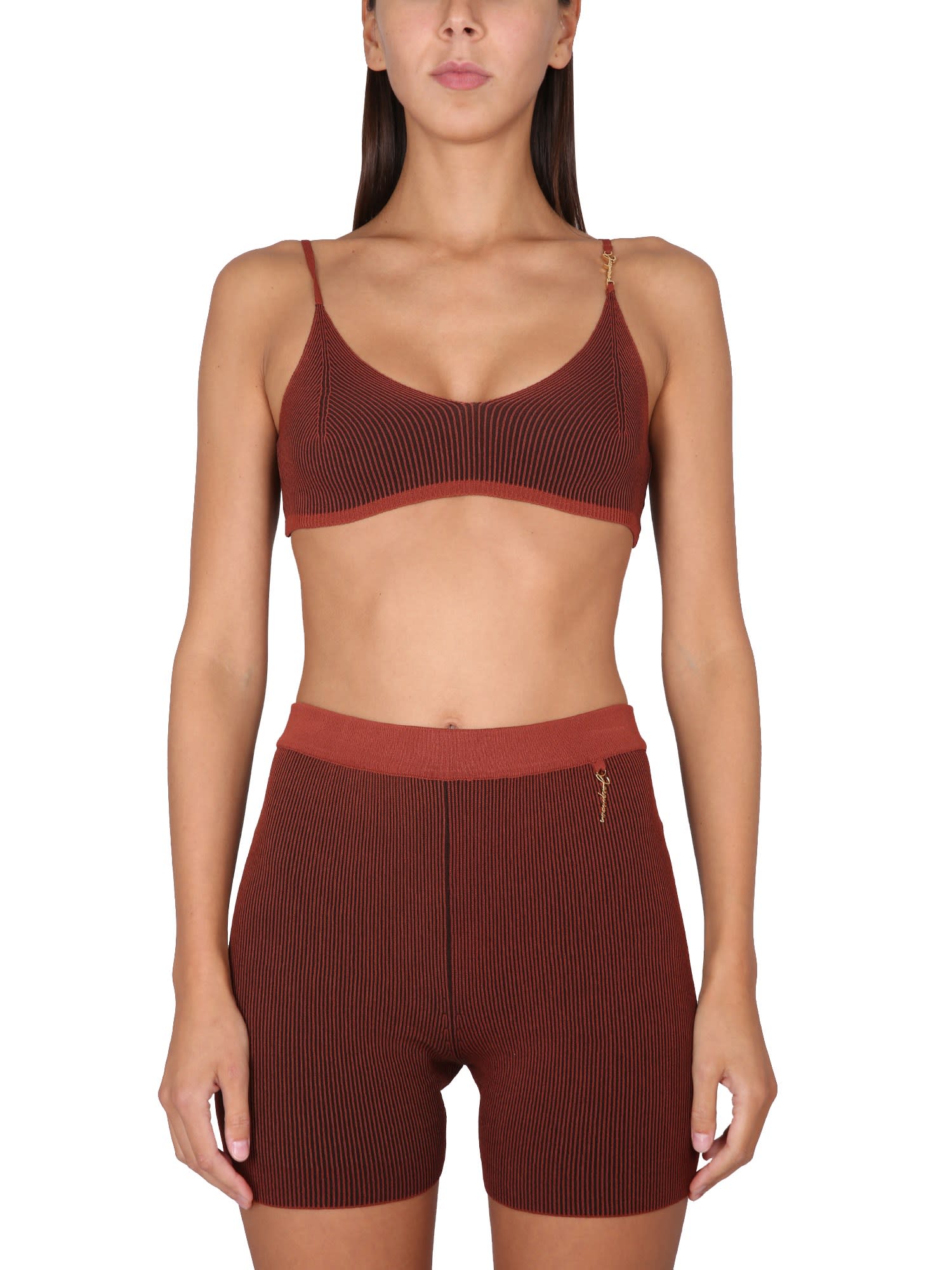 Jacquemus Le Bandeau Pralu In Brown