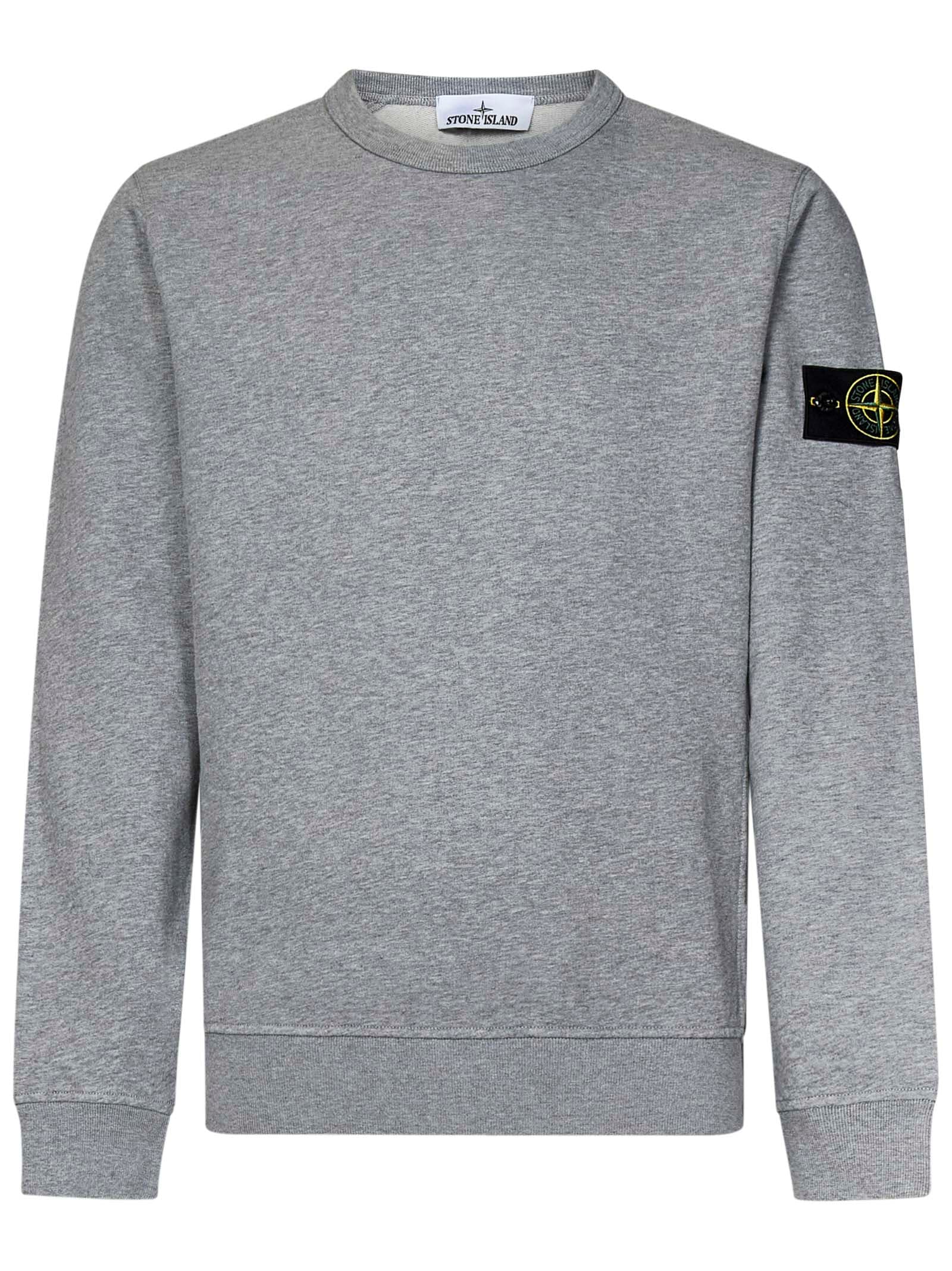 Shop Stone Island Sweatshirt In Grey