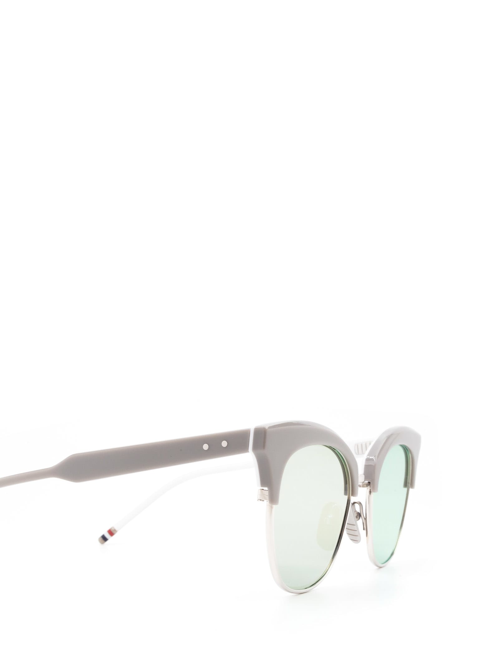 Shop Thom Browne Tb507 B-t-gry-slv Sunglasses
