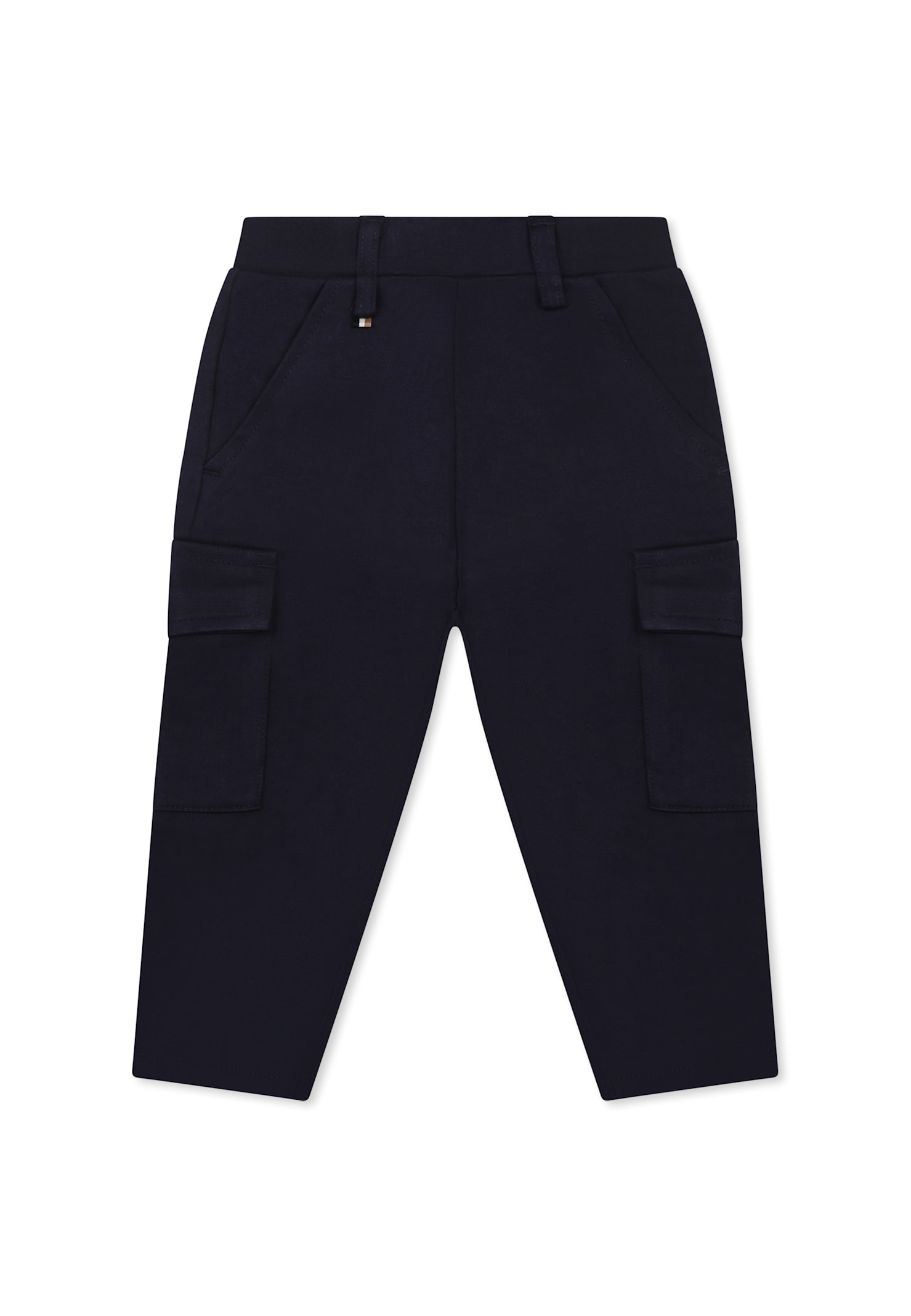 Hugo Boss Blue Trousers For Bbay Boy In Blue