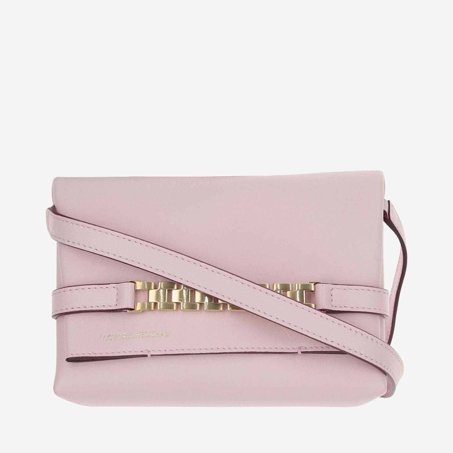 Shop Victoria Beckham Shoulder Bag With Chain In Pink