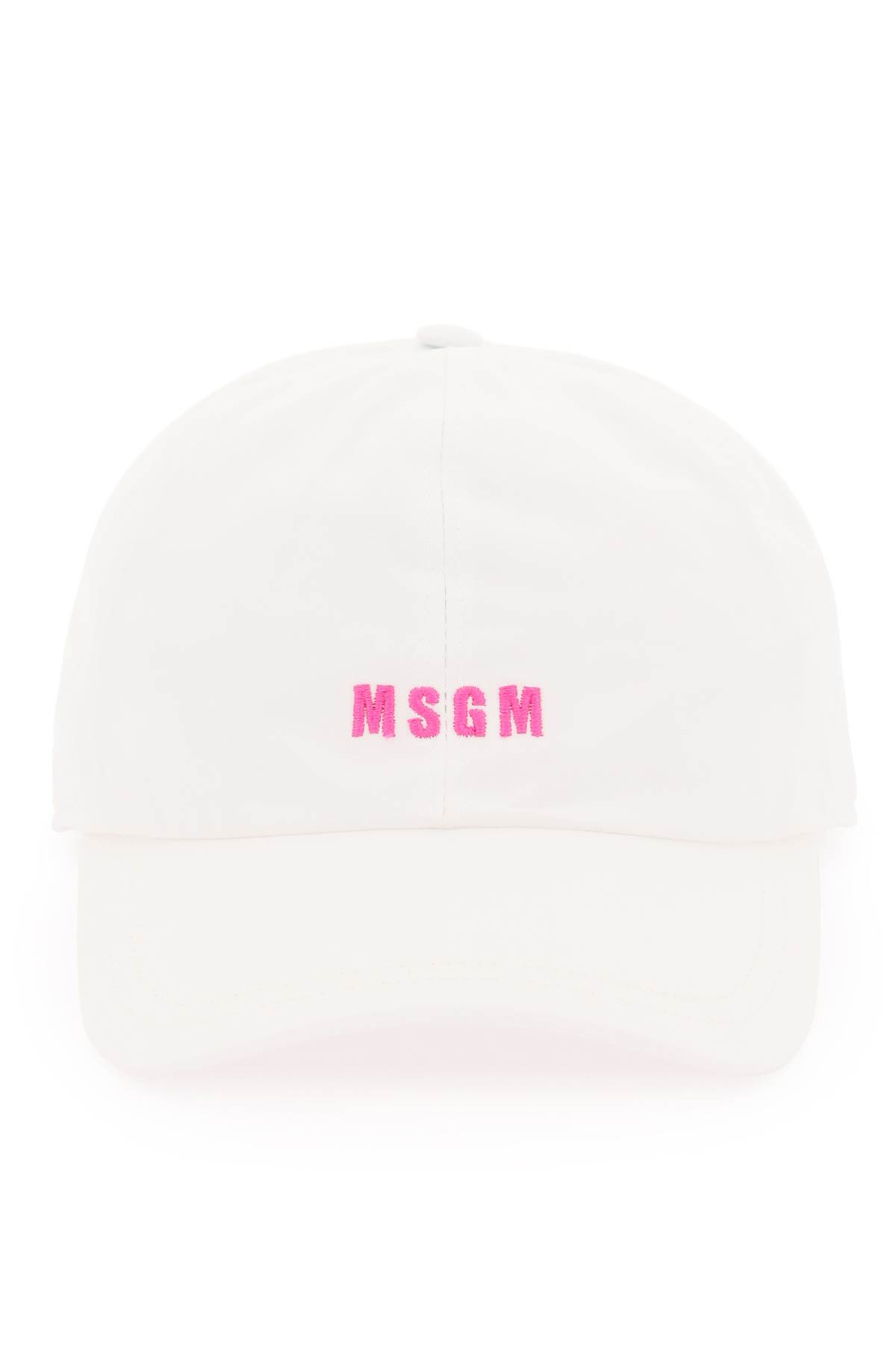 MSGM FLUO LOGO BASEBALL CAP