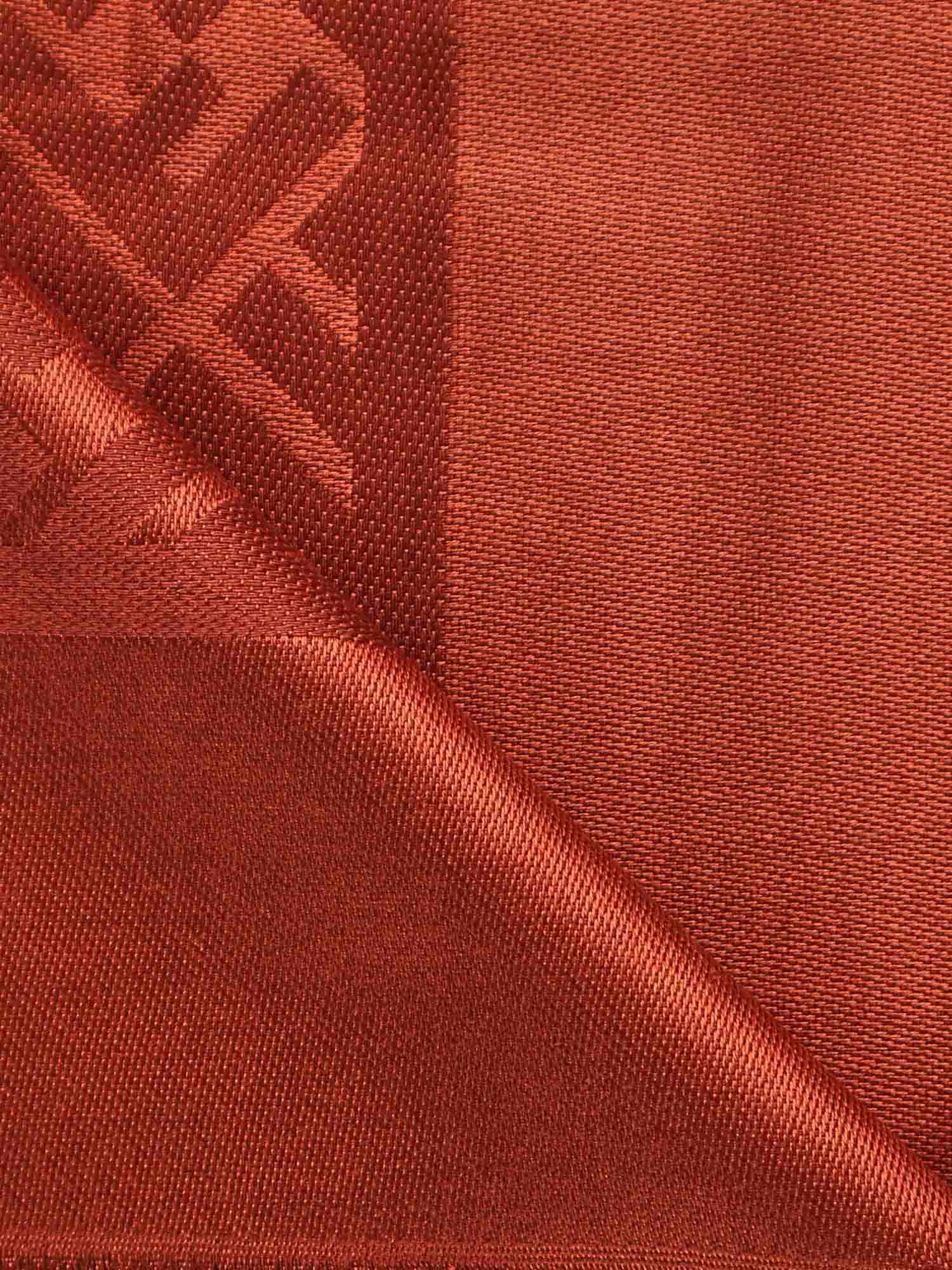 Fendi Wool And Silk Scarf Ff In Red