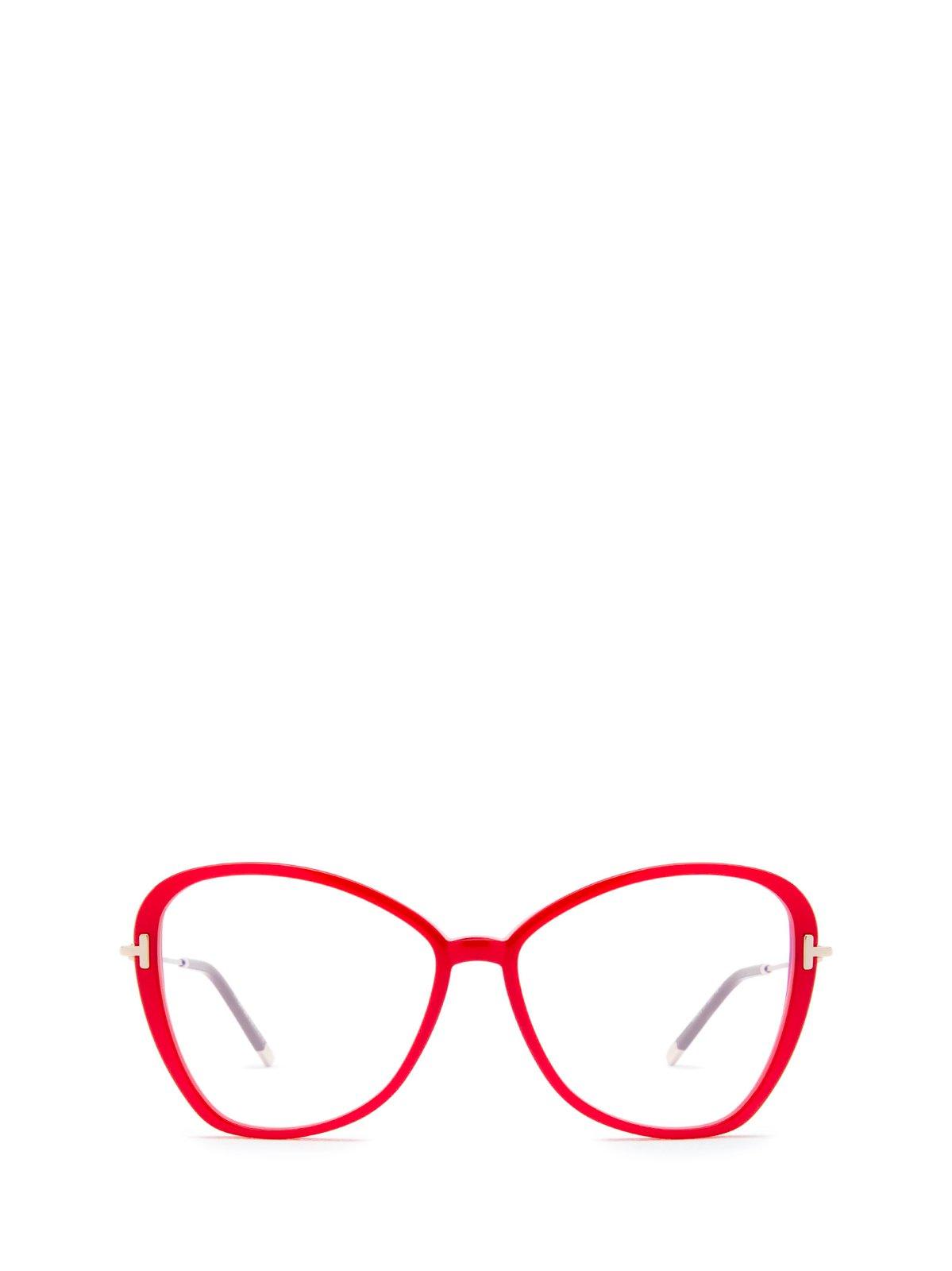 Tom Ford Butterfly Frame Glasses In 077