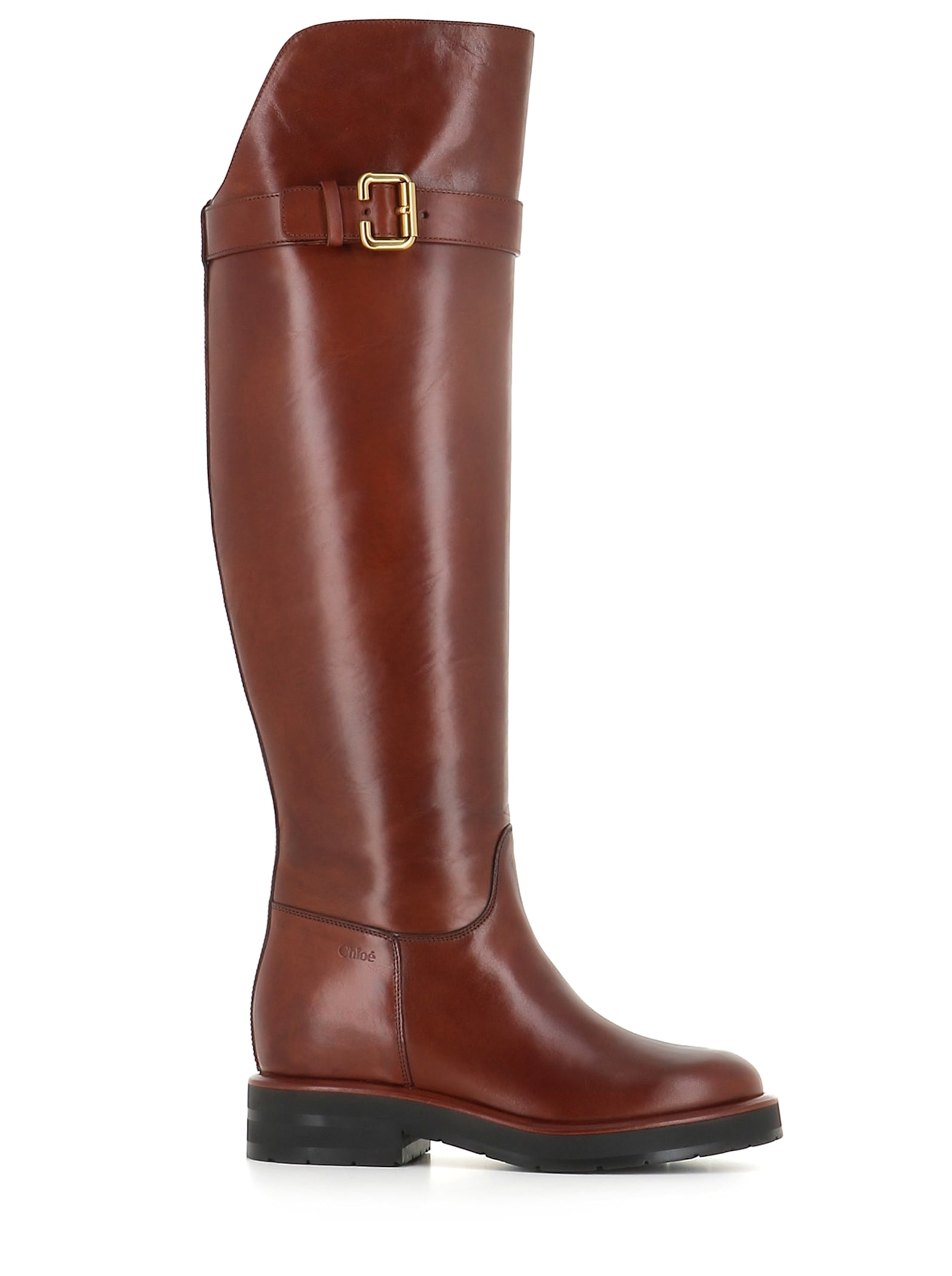 Shop Chloé Boot Coddington In Cognac