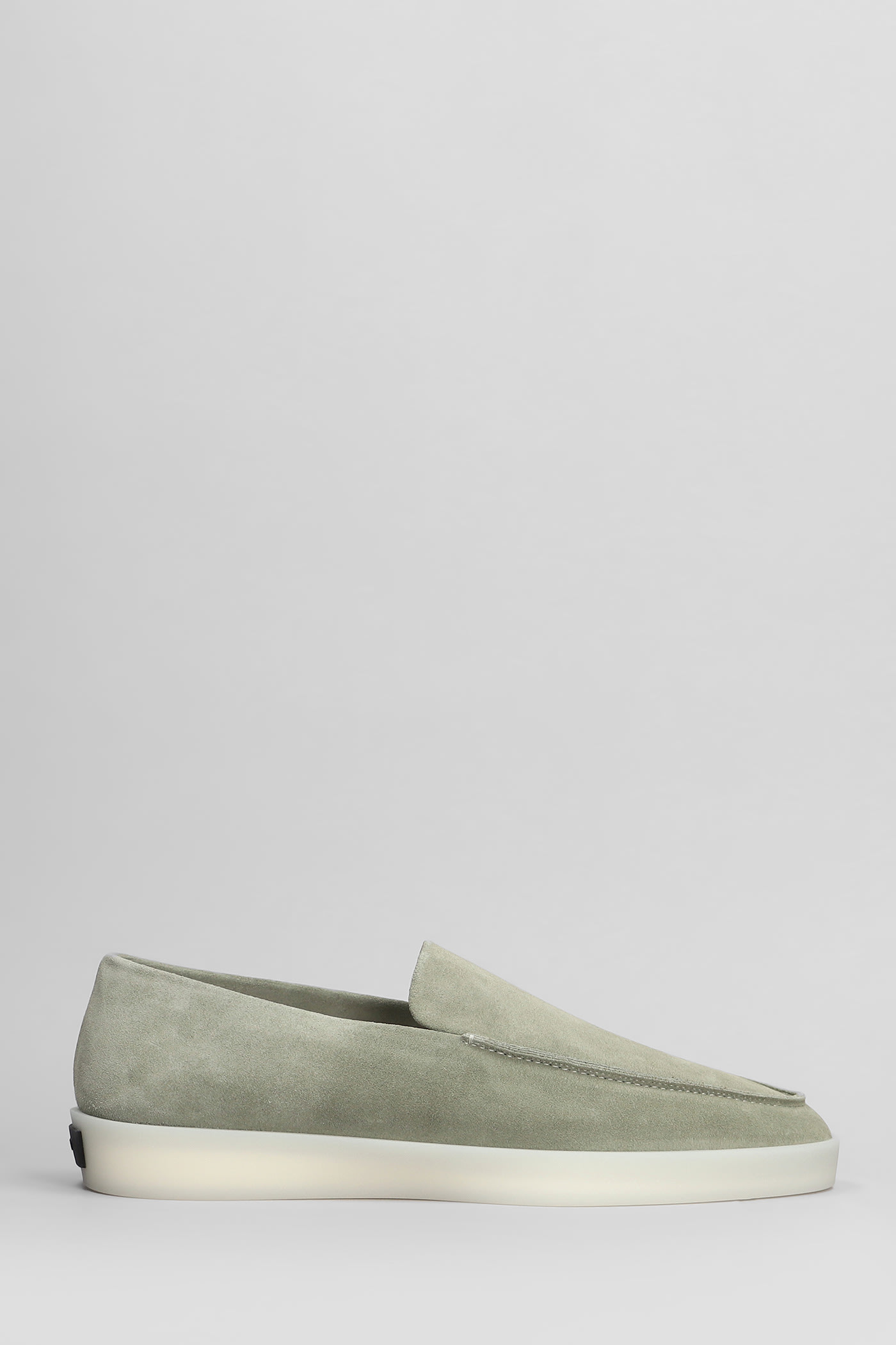 Loafer Loafers In Grey Suede