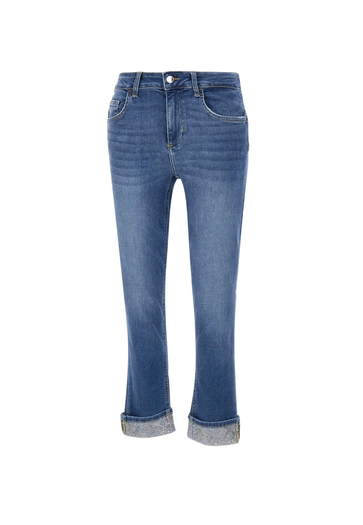 Shop Liu •jo Monroe Jeans In Blue