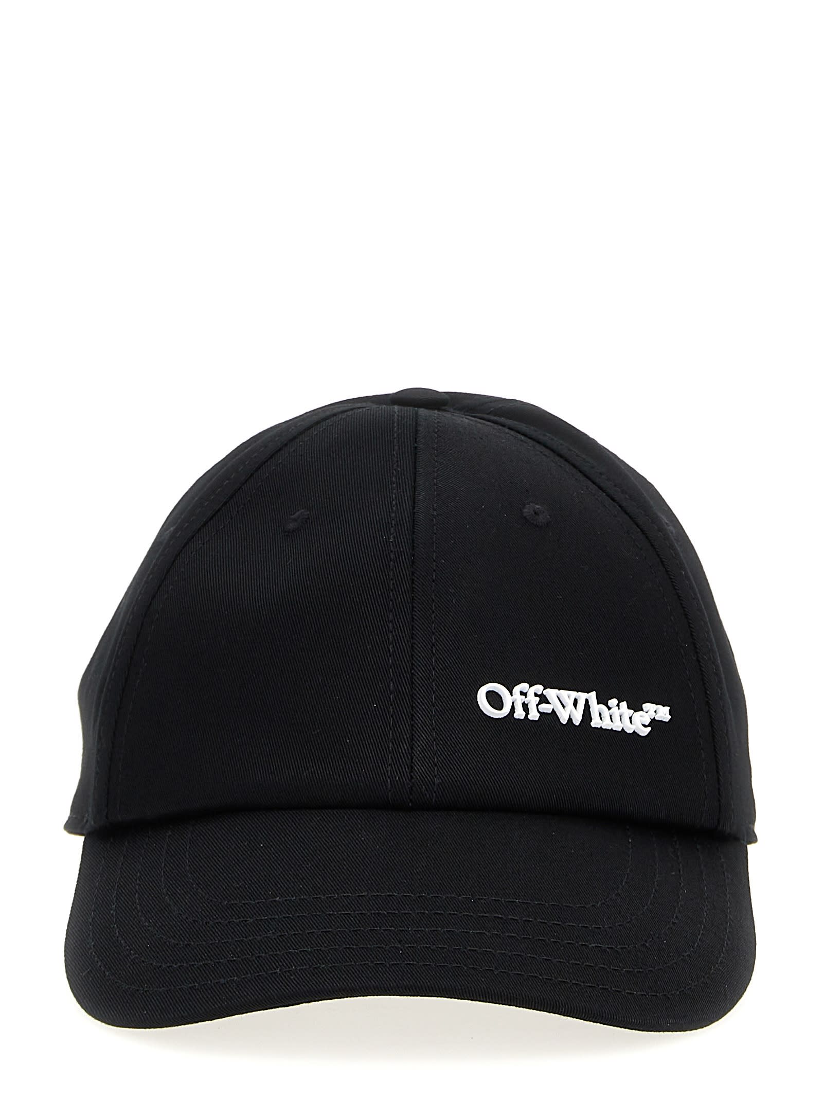 Shop Off-white 3d Logo Cap In Black-white