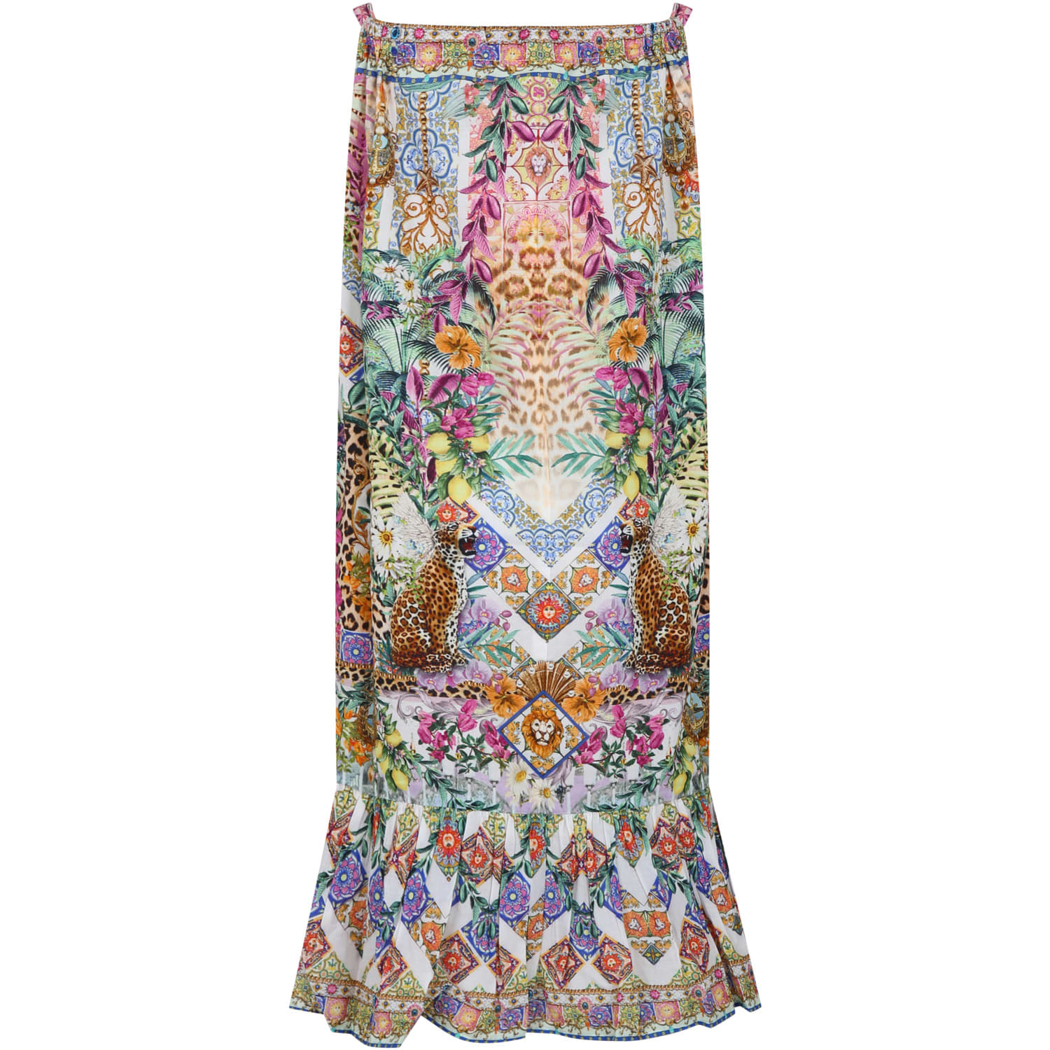 Shop Camilla Multicolor Dress For Girl With Floral Print