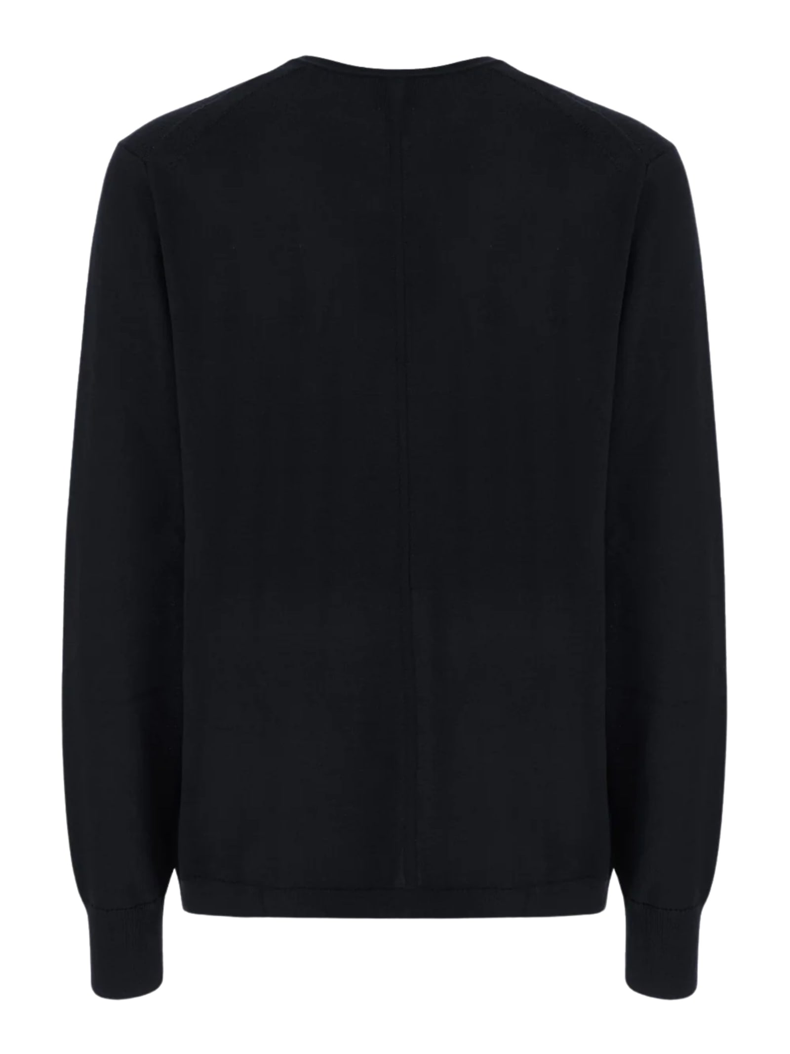 Calvin Klein Wool Crewneck Sweater In Blue