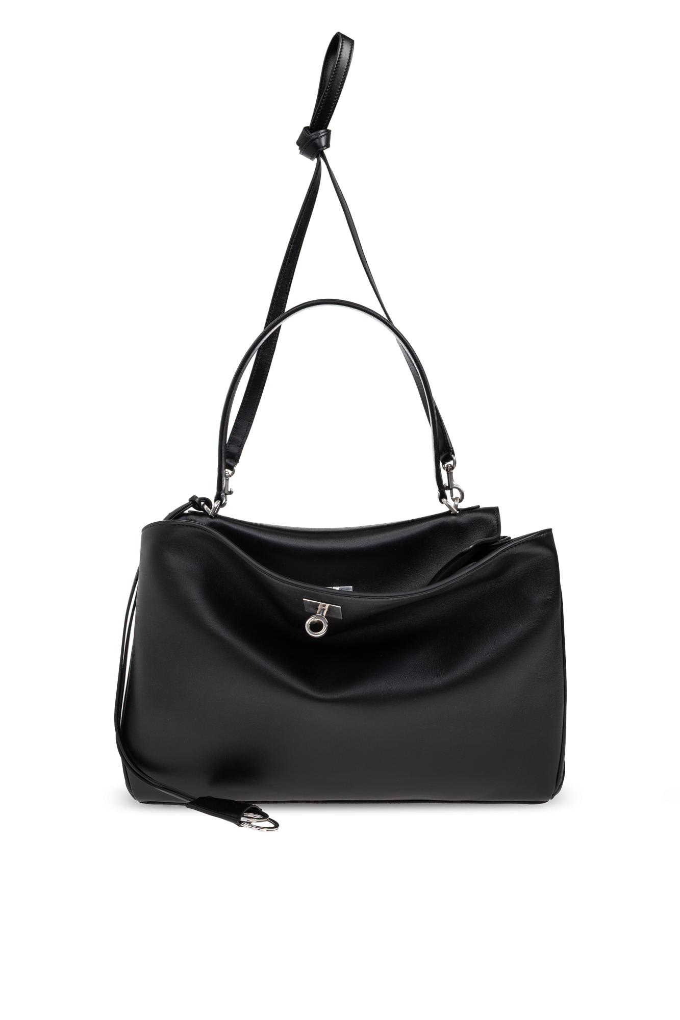 Balenciaga Women's Smooth Calfskin Medium Rodeo Bag In Black