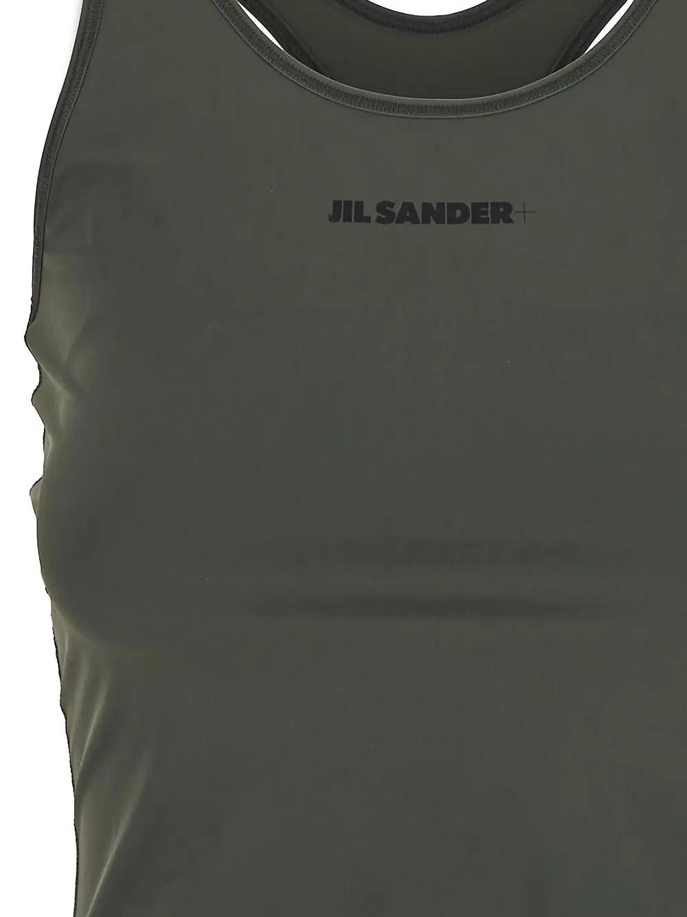 Shop Jil Sander Technical Tank Top In Green