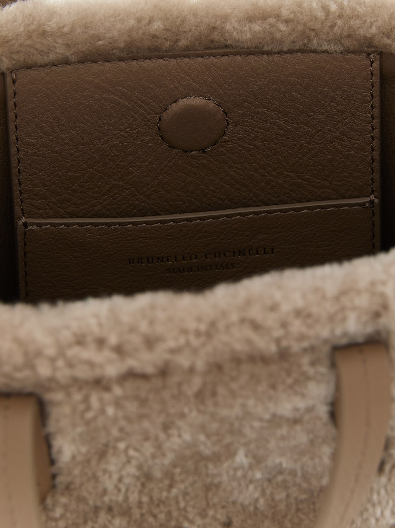 Brunello Cucinelli Bc Duo Mini Handbag In Gray