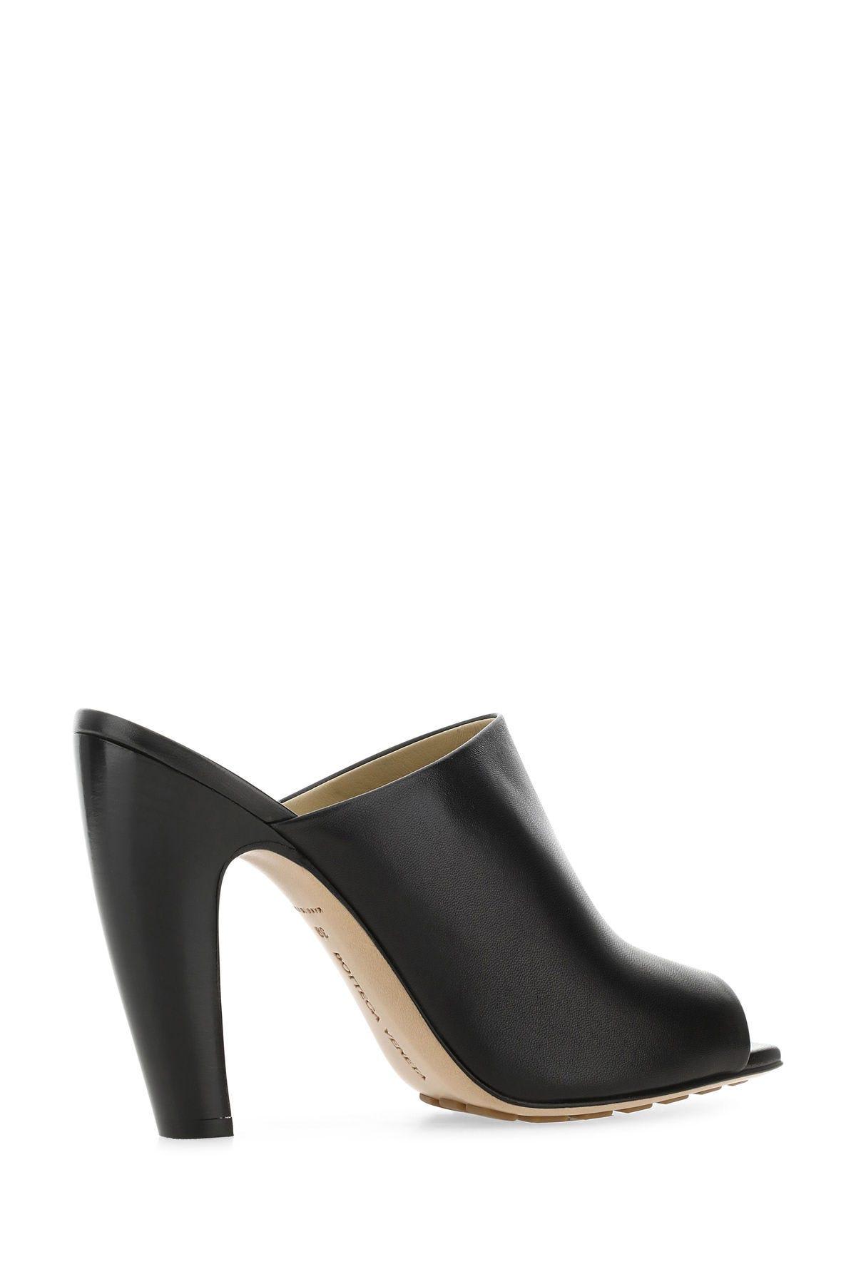Shop Bottega Veneta Canalazzo Sandals In Black