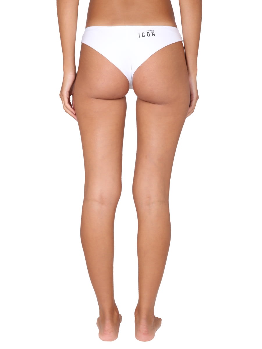 Dsquared2 Icon-print Briefs In White