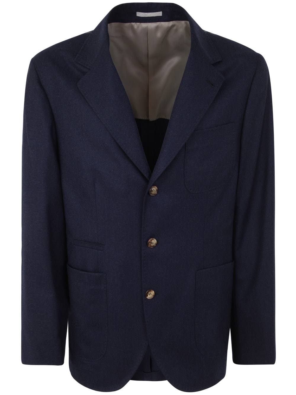 Shop Brunello Cucinelli Deconstructed Jacket In Marine Blue