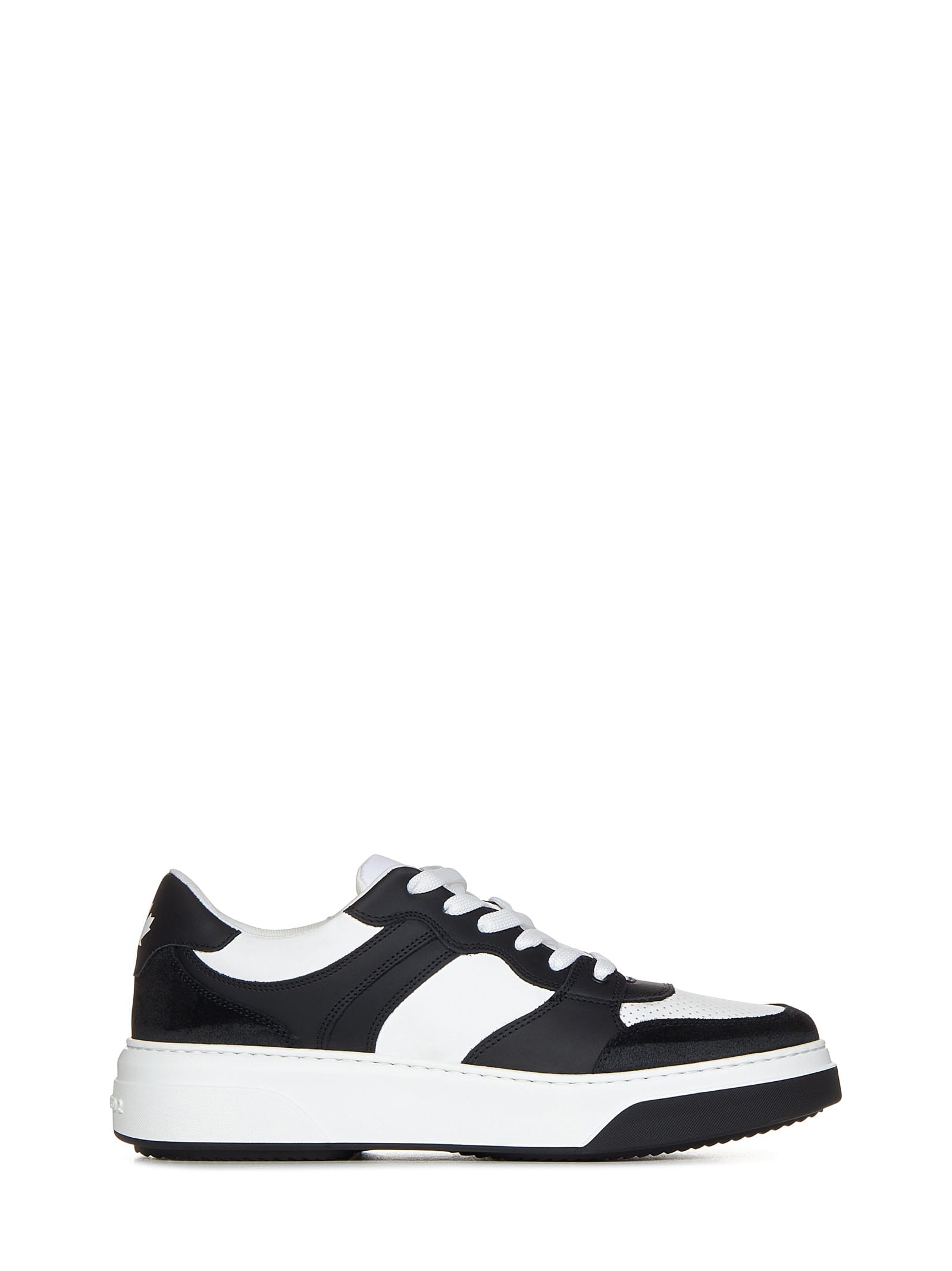 Panelled Lace-up Sneakers