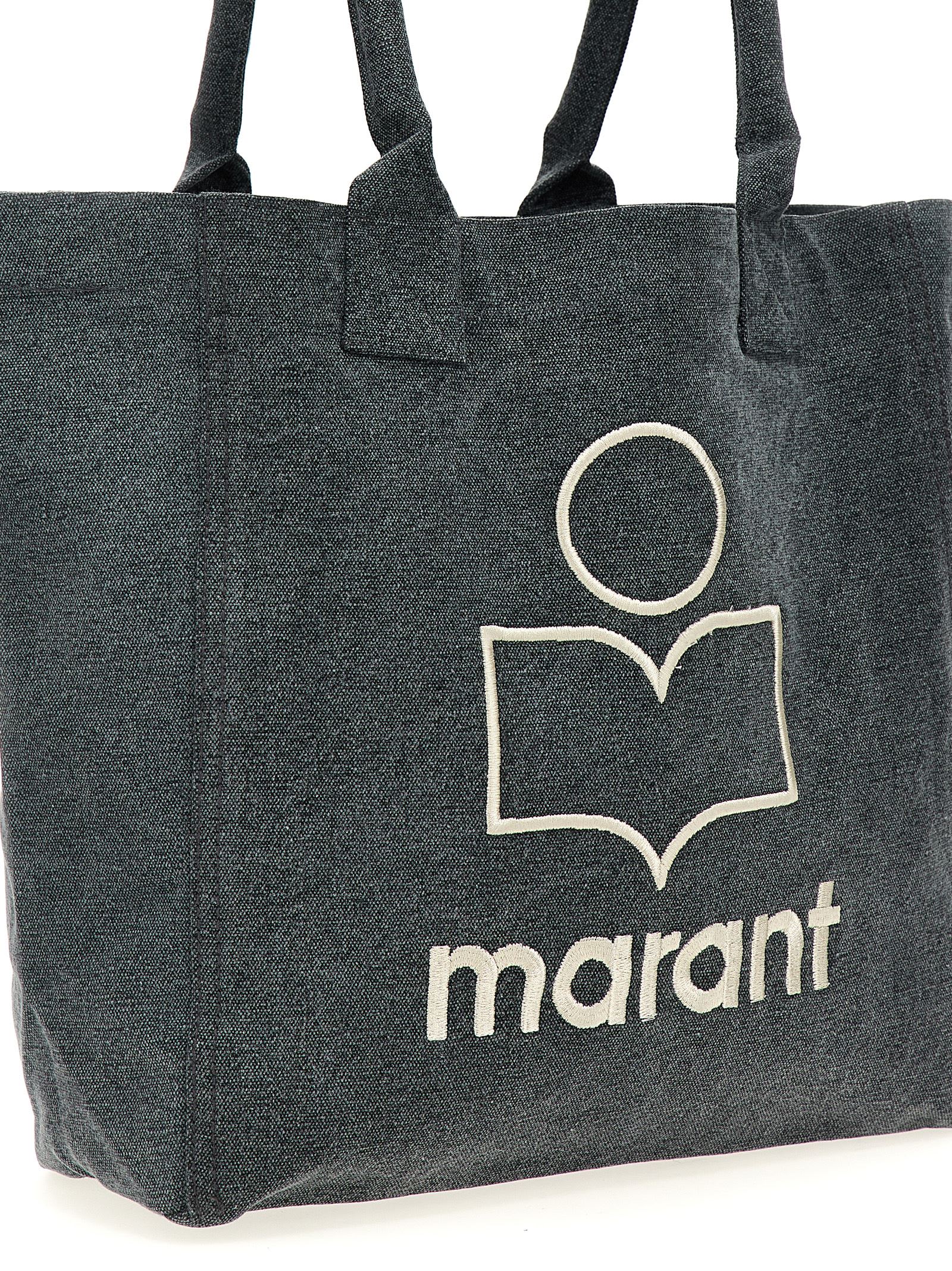 Isabel Marant Yenky Small Shopping Bag In Gray