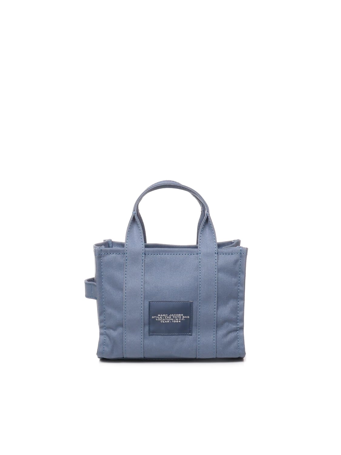 Shop Marc Jacobs Small Tote Bag In Blue Shadow