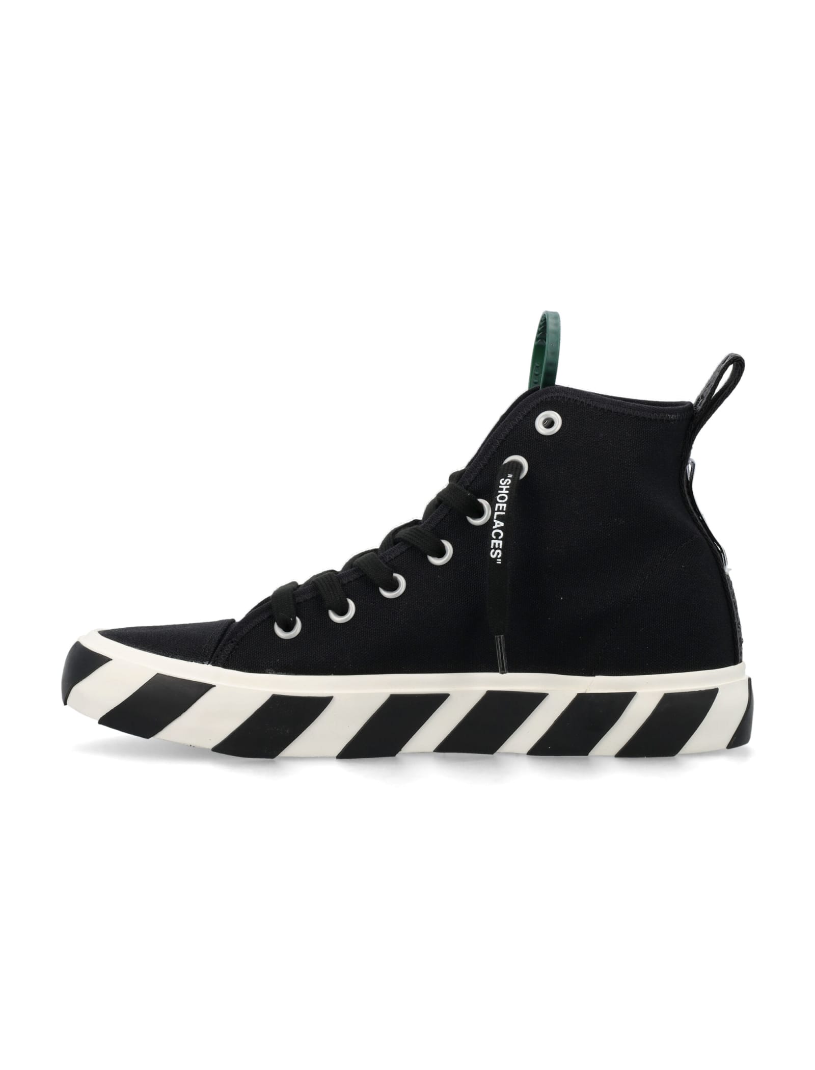 Off-White Vulc Mid-Tip Canvas Black White