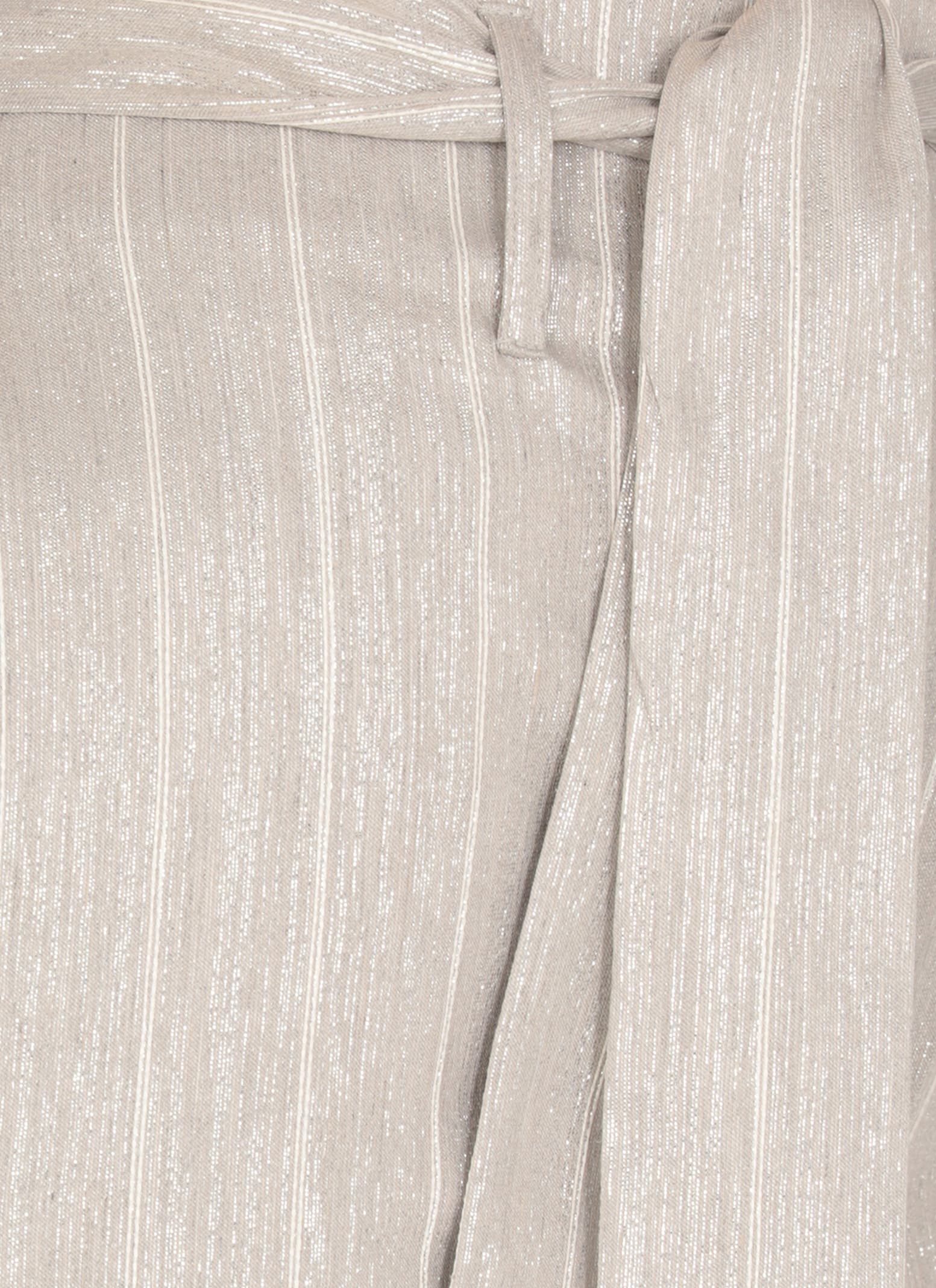 D Exterior D. Exterior Silver Viscose Blend Bermuda Shorts In Gray