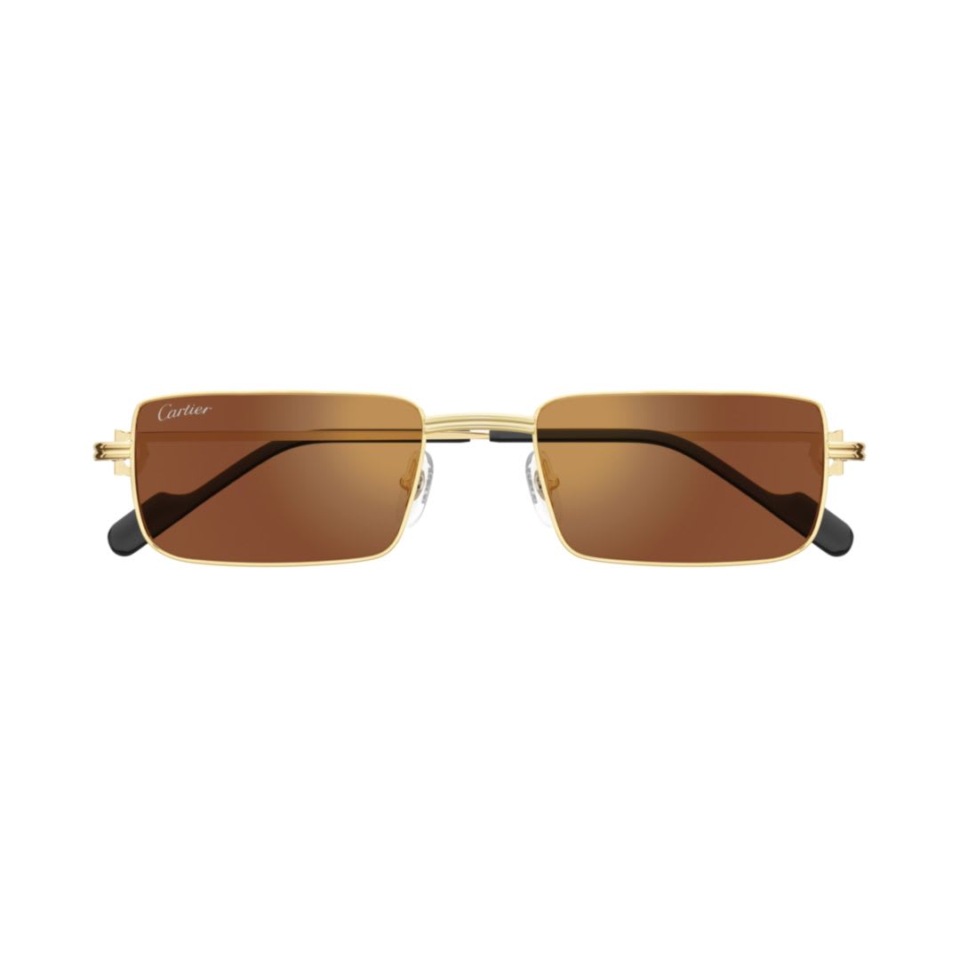 Cartier Ct0501s-002gold-gold-red In Gold