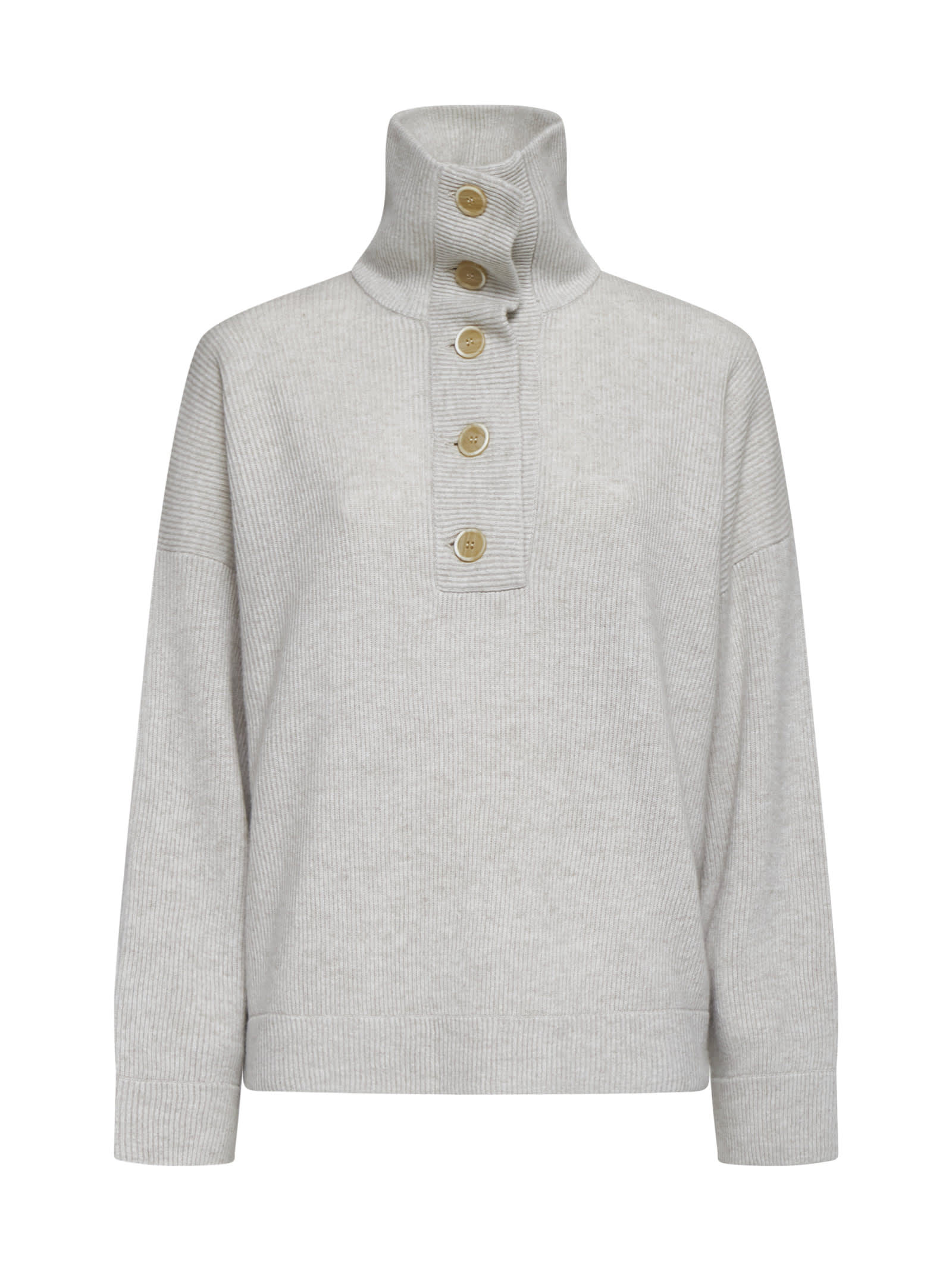 Shop Brunello Cucinelli Sweater In Madreperla