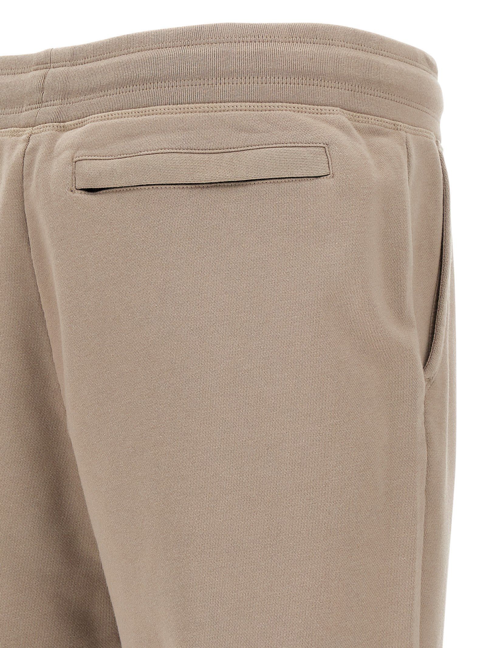 Canada Goose Cotton Track-pants With Ribbed Cuffs In Neutral