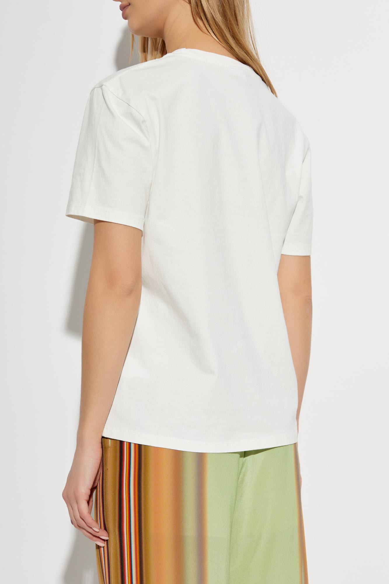 Ps By Paul Smith Ps Paul Smith Happy T-shirt In White
