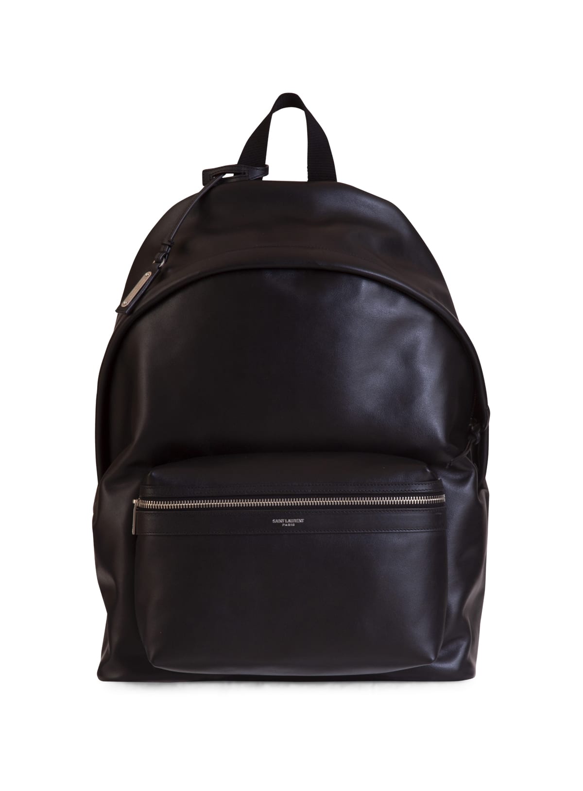 Saint Laurent City Matt Leather Backpack In Black