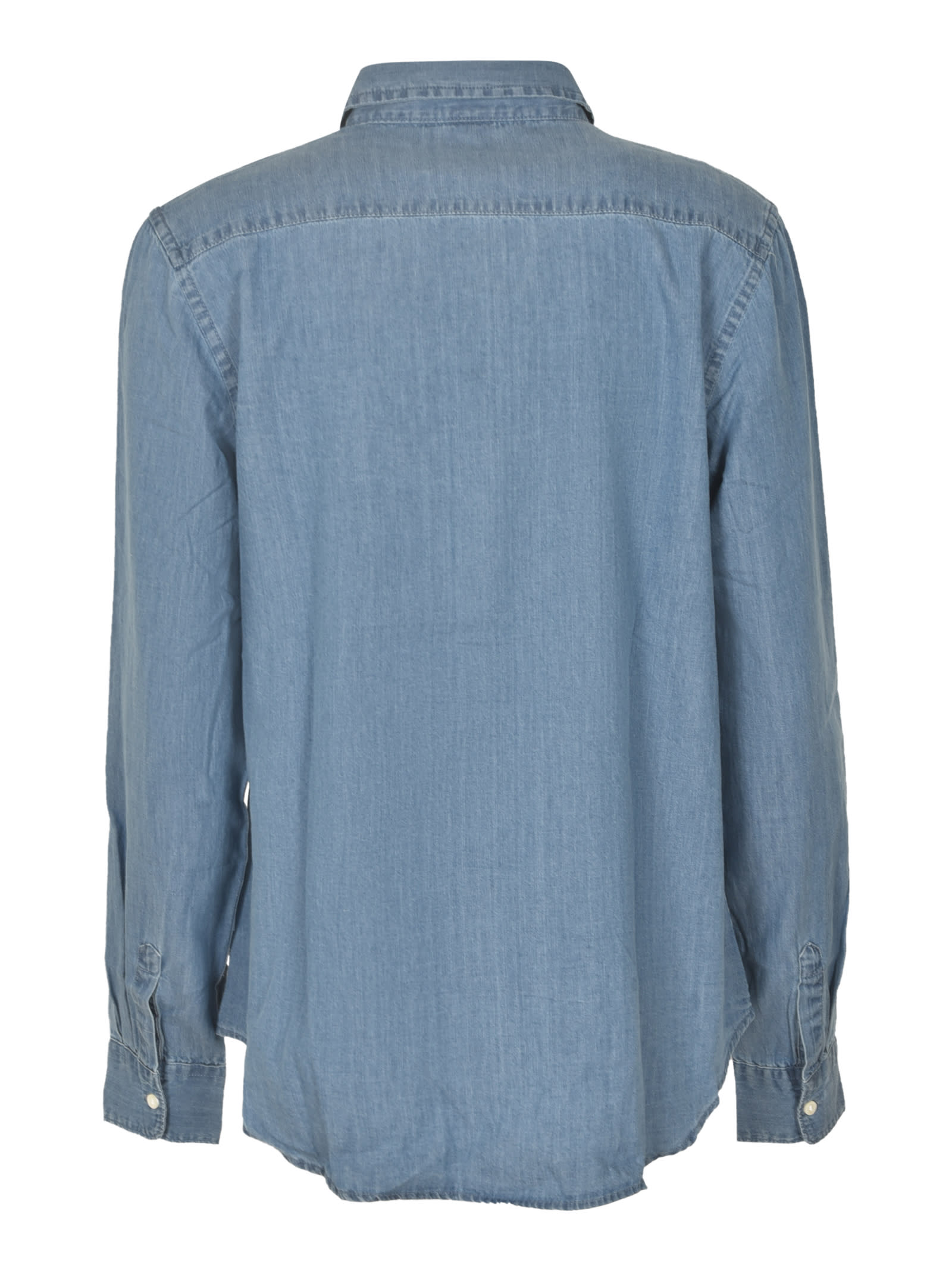 ASPESI LONG-SLEEVED DENIM SHIRT